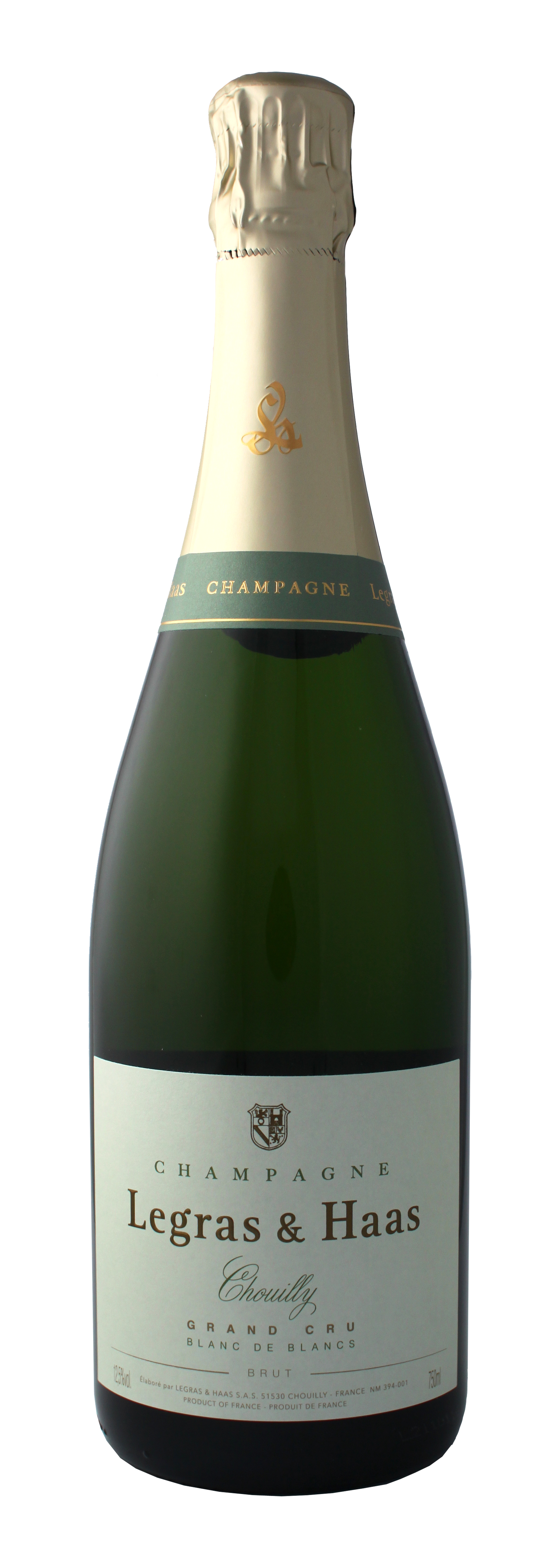 Legras et haas grand cru blanc de blancs brut 12,5% 75cl