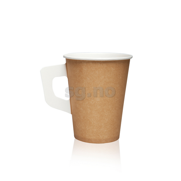 Pappbeger m/hank 250ml deli 50stk