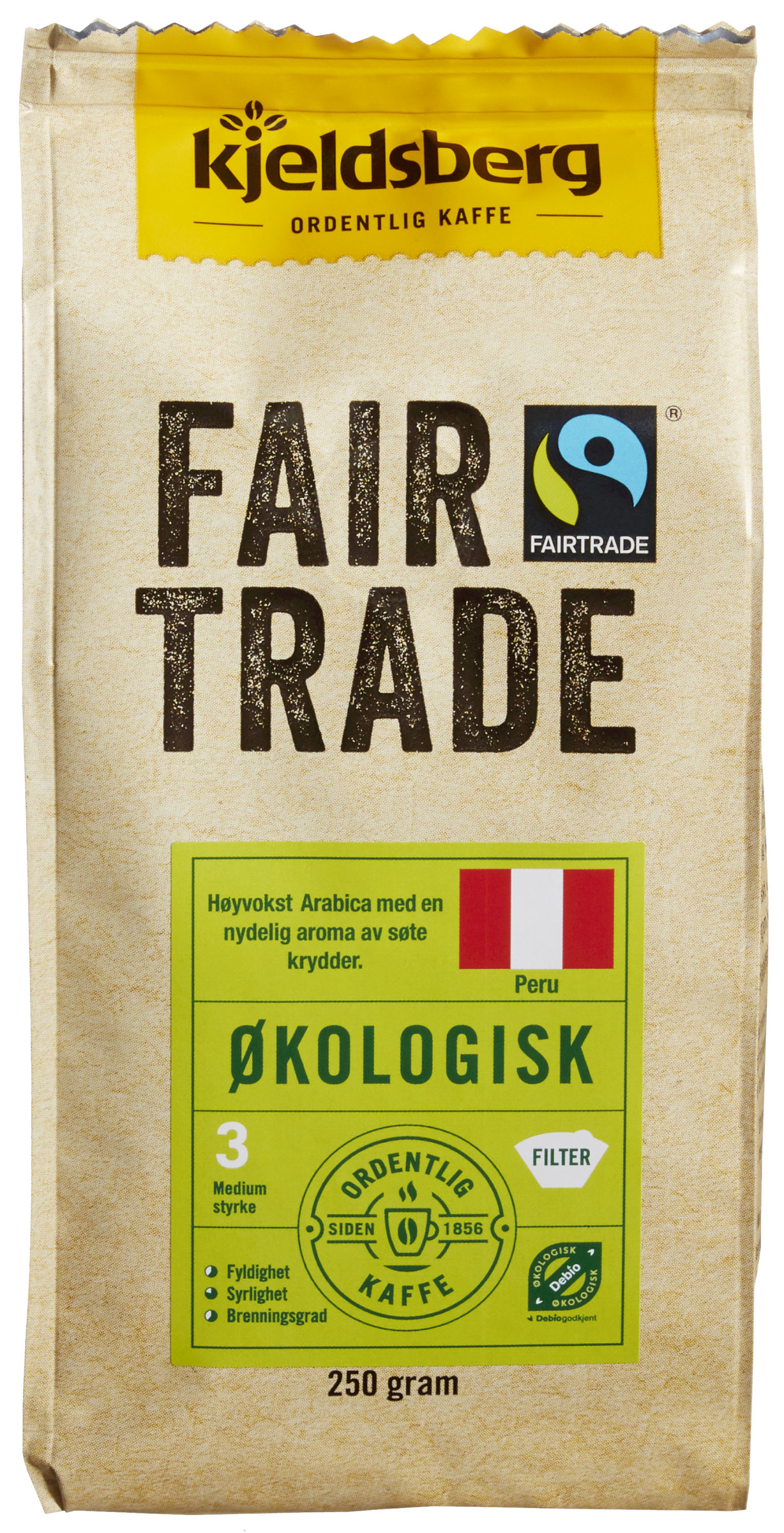 Kaffe filterm økol.&fairtrade 250g