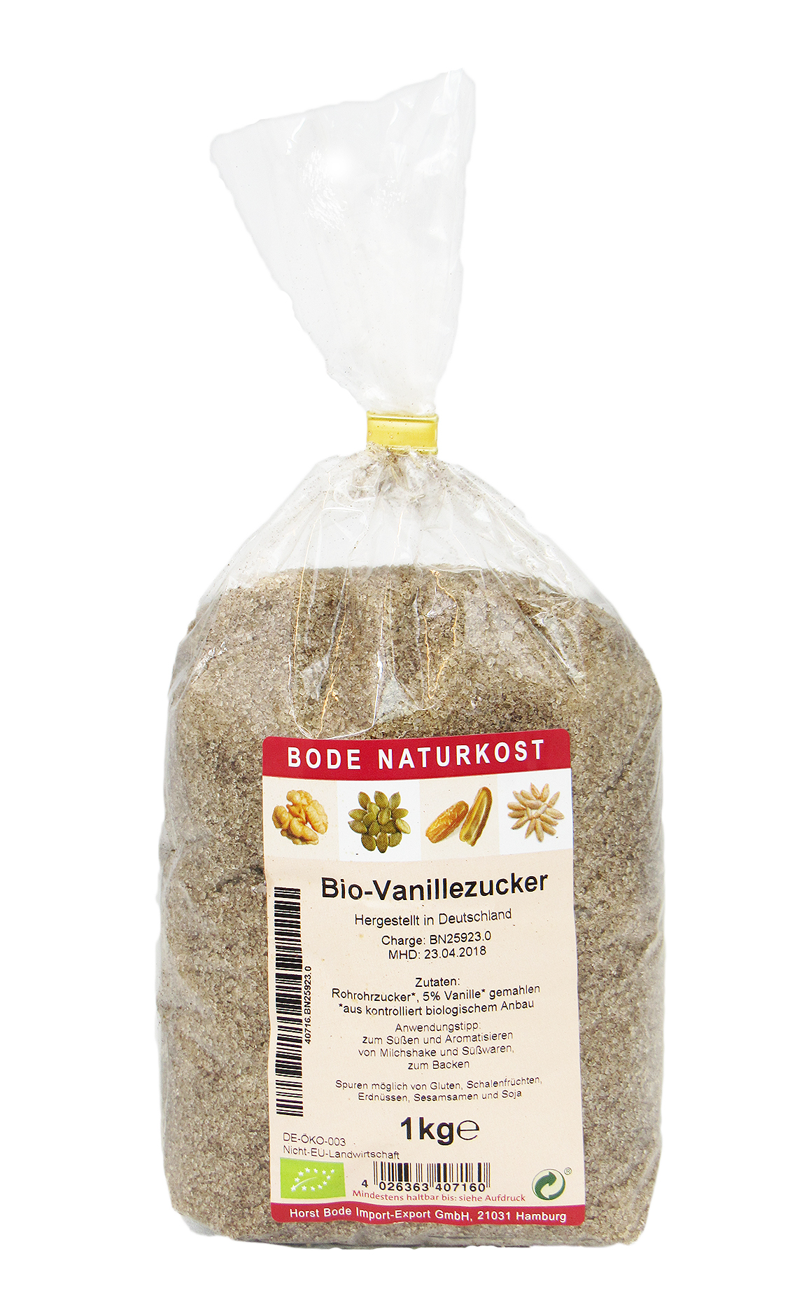 Vaniljesukker økol. 1kg