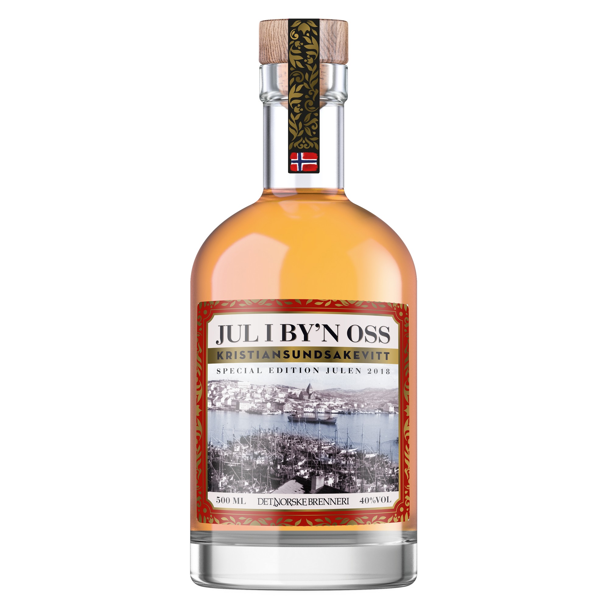 Jul i byn oss kristiansundsakevitt 40% 50cl