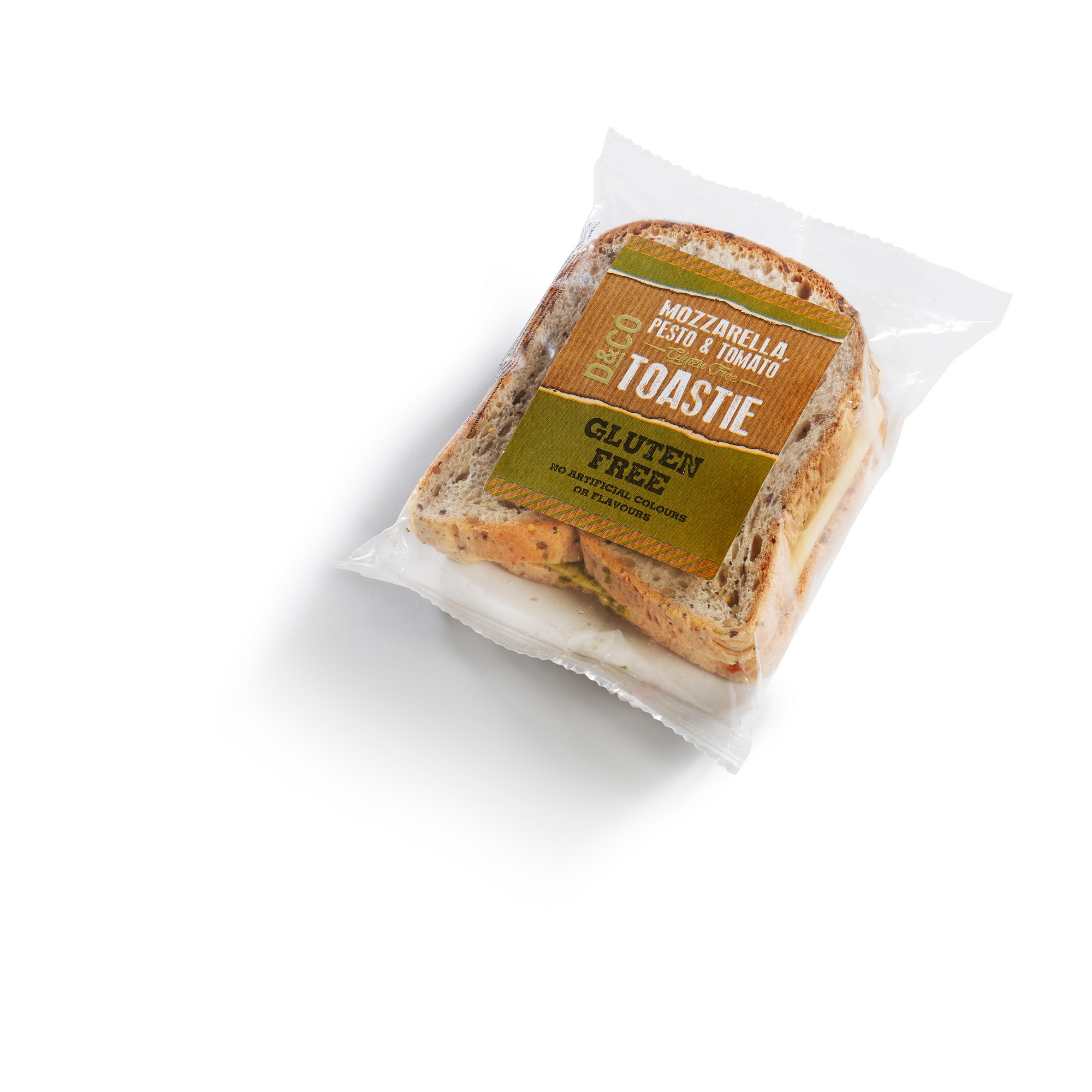 Toastie mozzarella & pesto gluten-free   132g