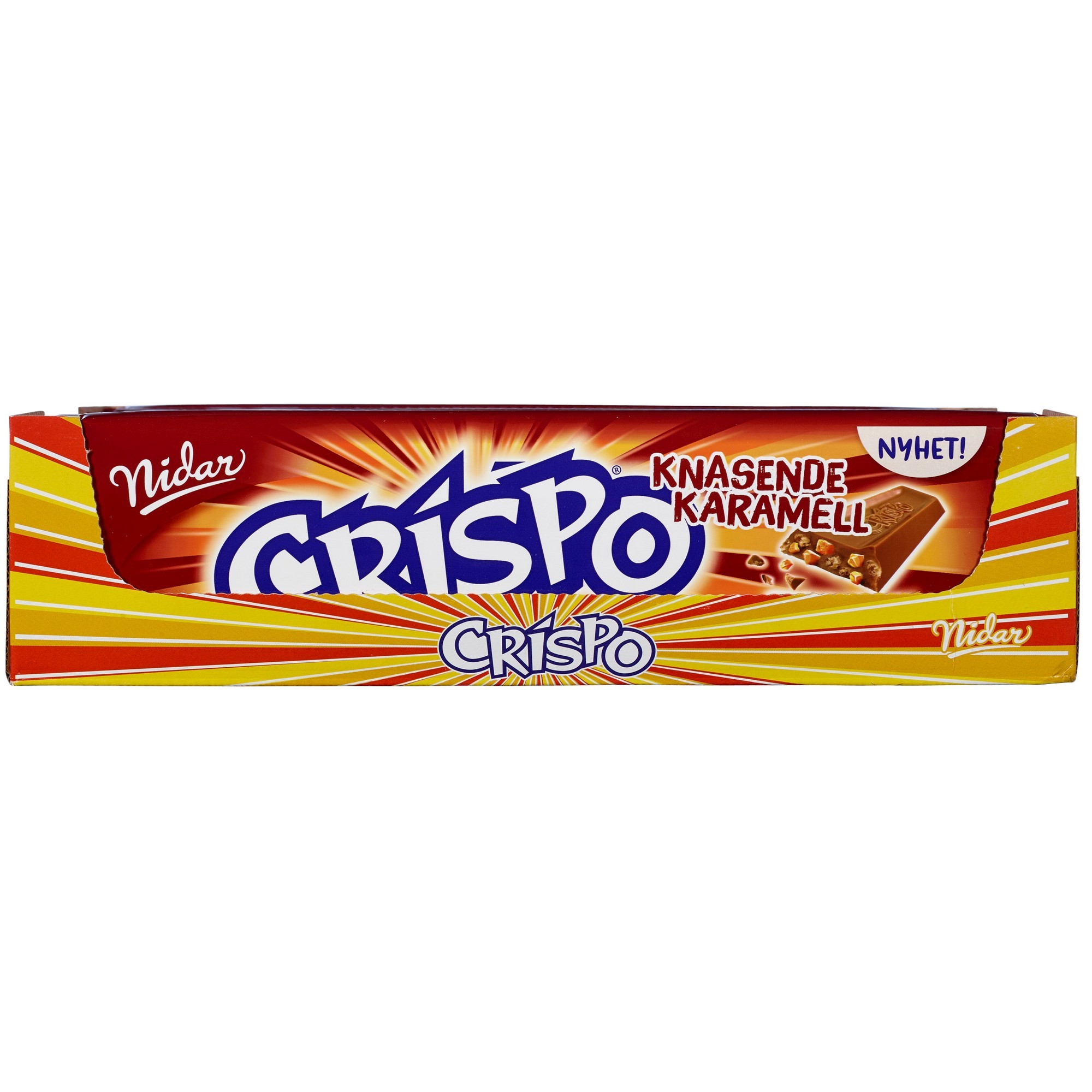 Crispo karamell storplate     t   170g