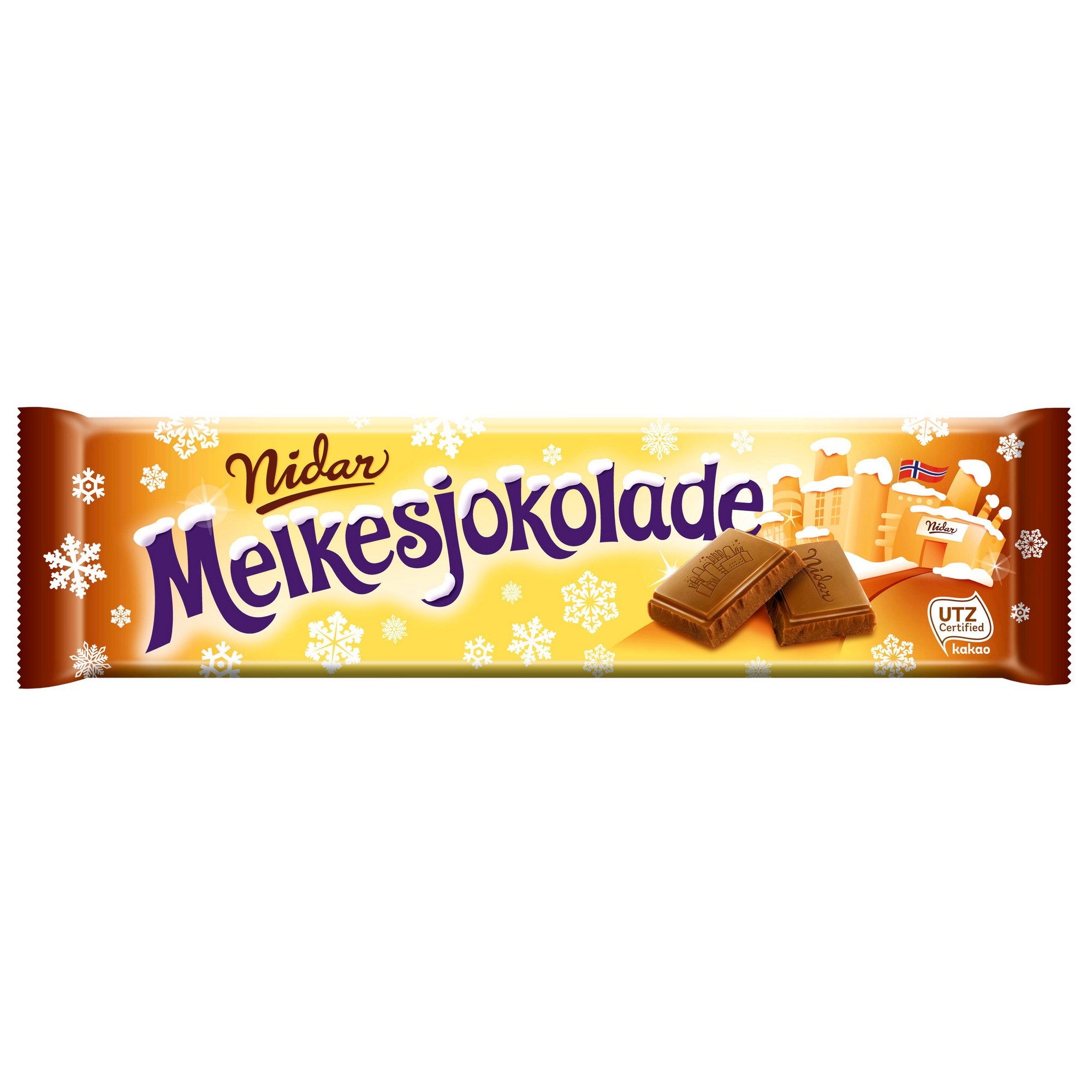 Nidar melkesjokolade 180g