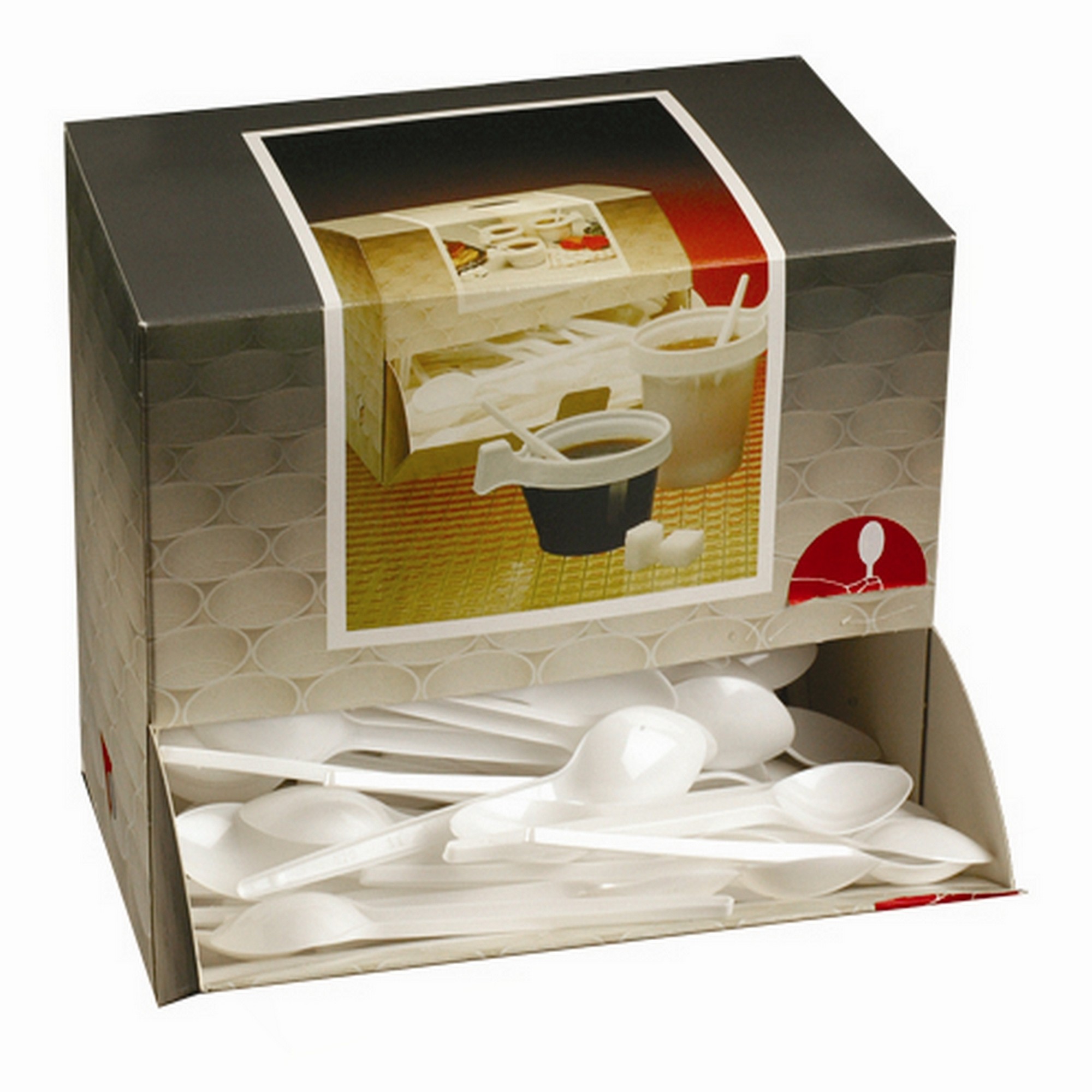 Kaffeskje i dispenserboks   300stk