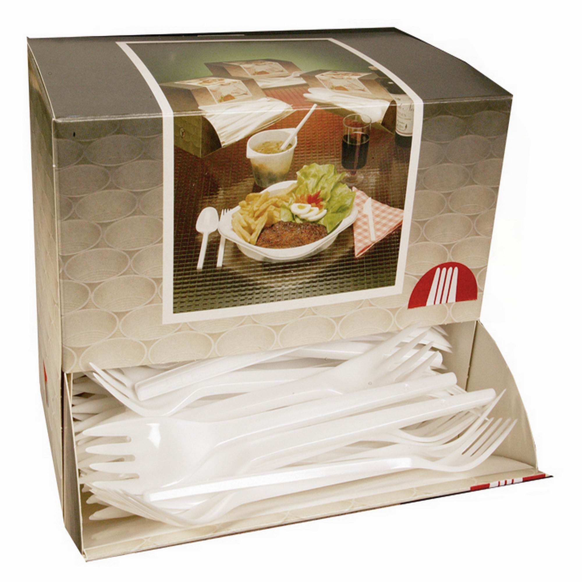 Gaffel i disp.box 125stk