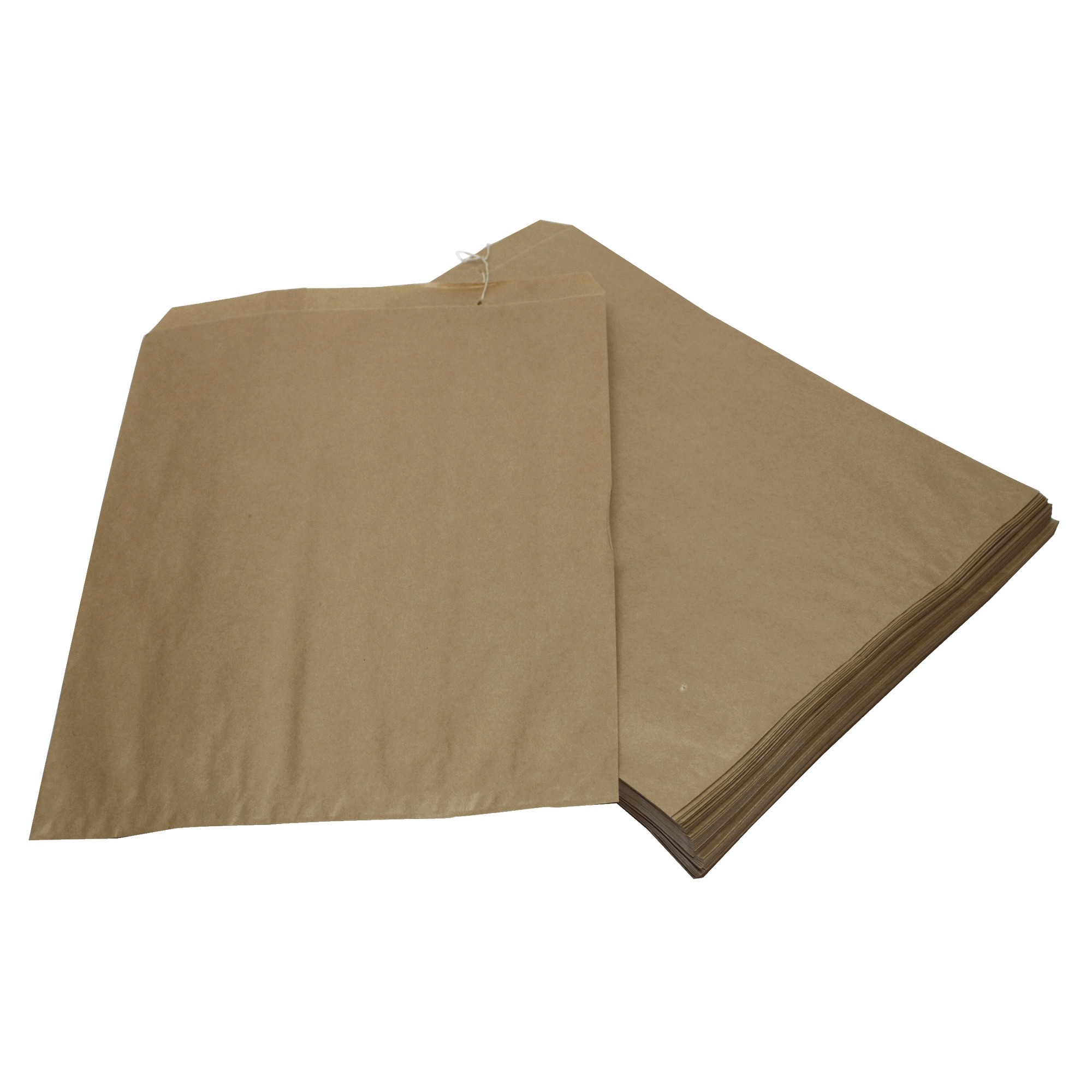 Bag flat brown 3kg   500pce