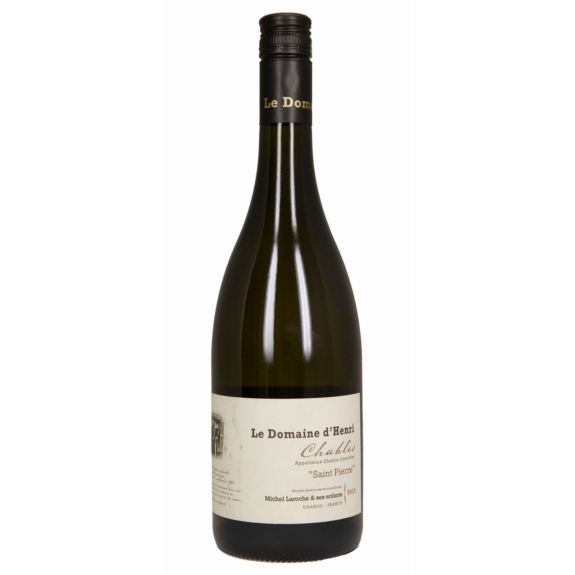 Le dom. d henri chablis saint pierre 13% 75cl
