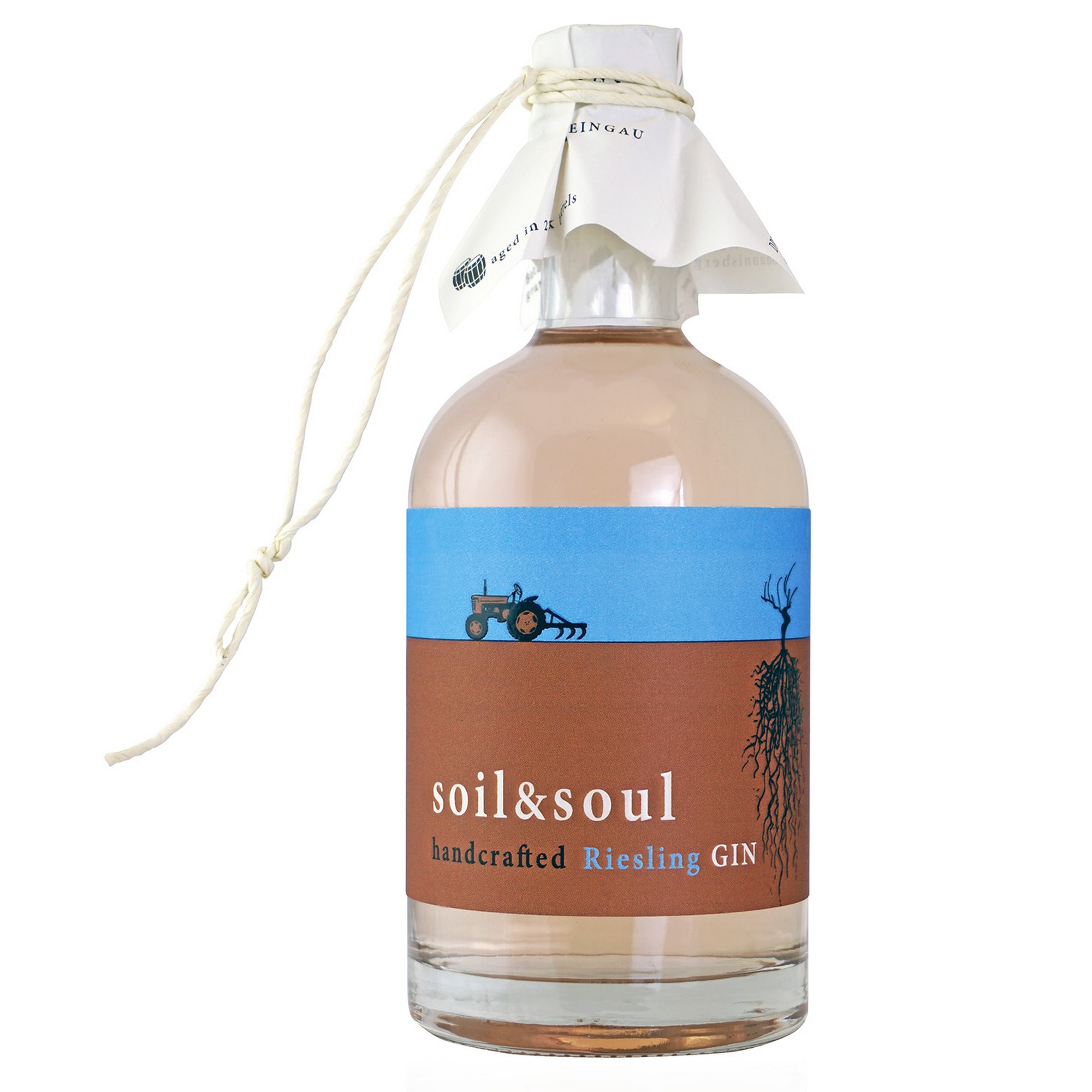Soil & soul handcrafted riesling gin 44% 50cl