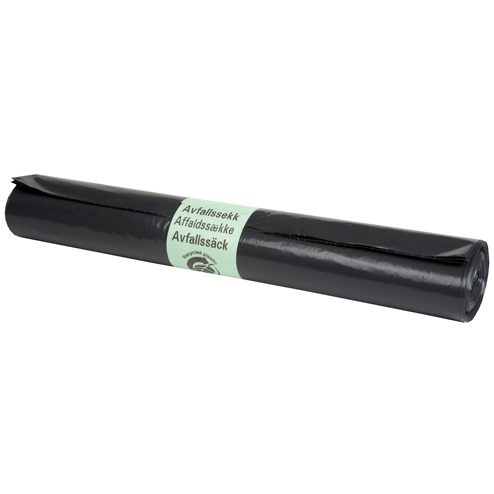 Avfallsekk sort 106l 45my 70x110cm 200stk