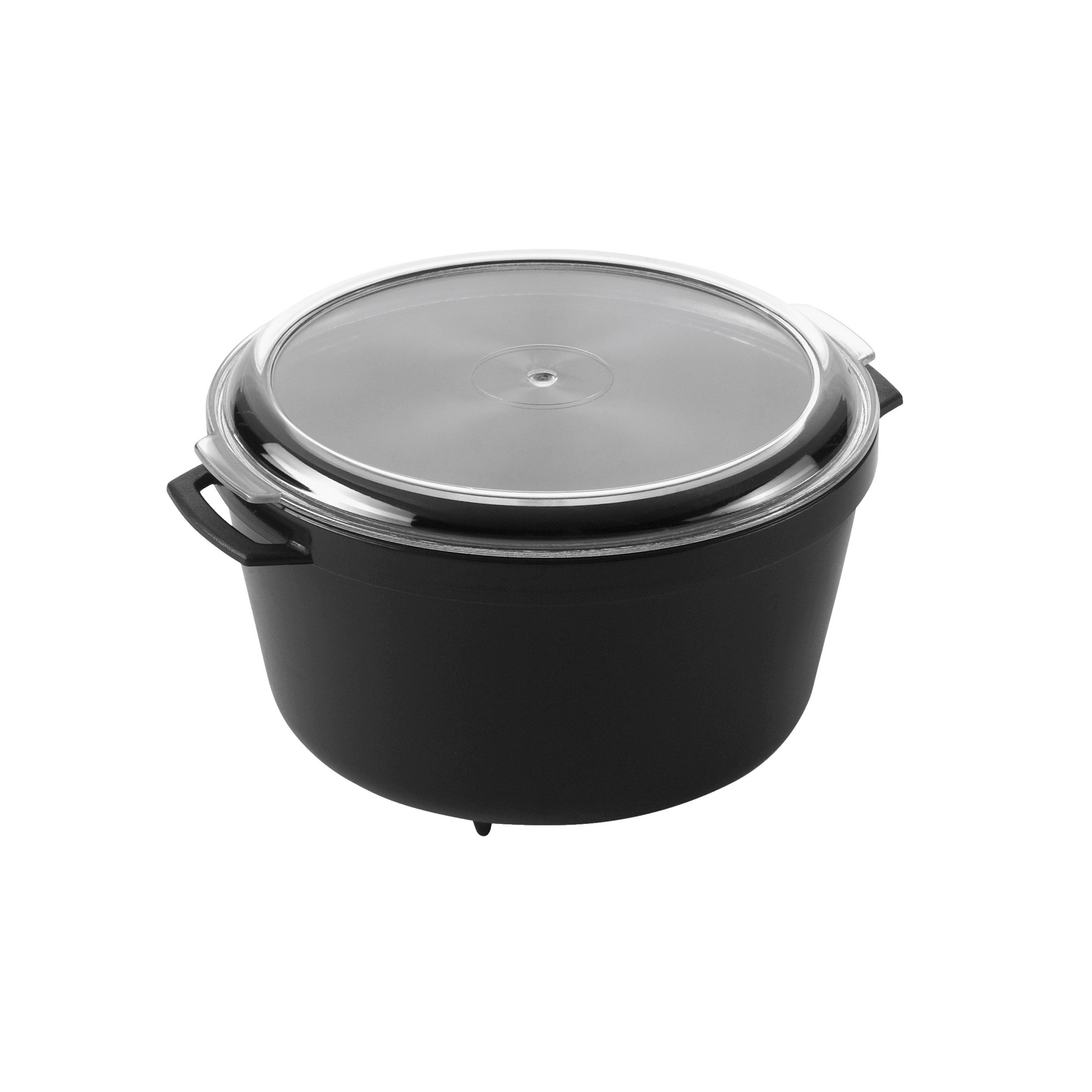 Gryte plast m/ben og lokk 500ml 100stk