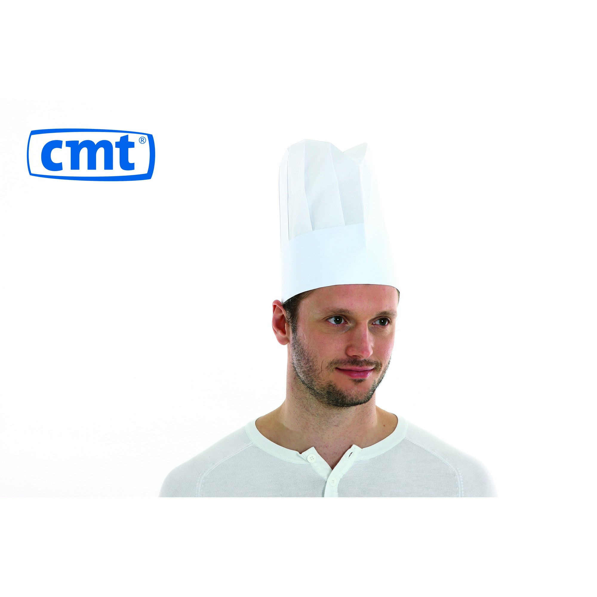 Kokkehatt universal hvit 10stk