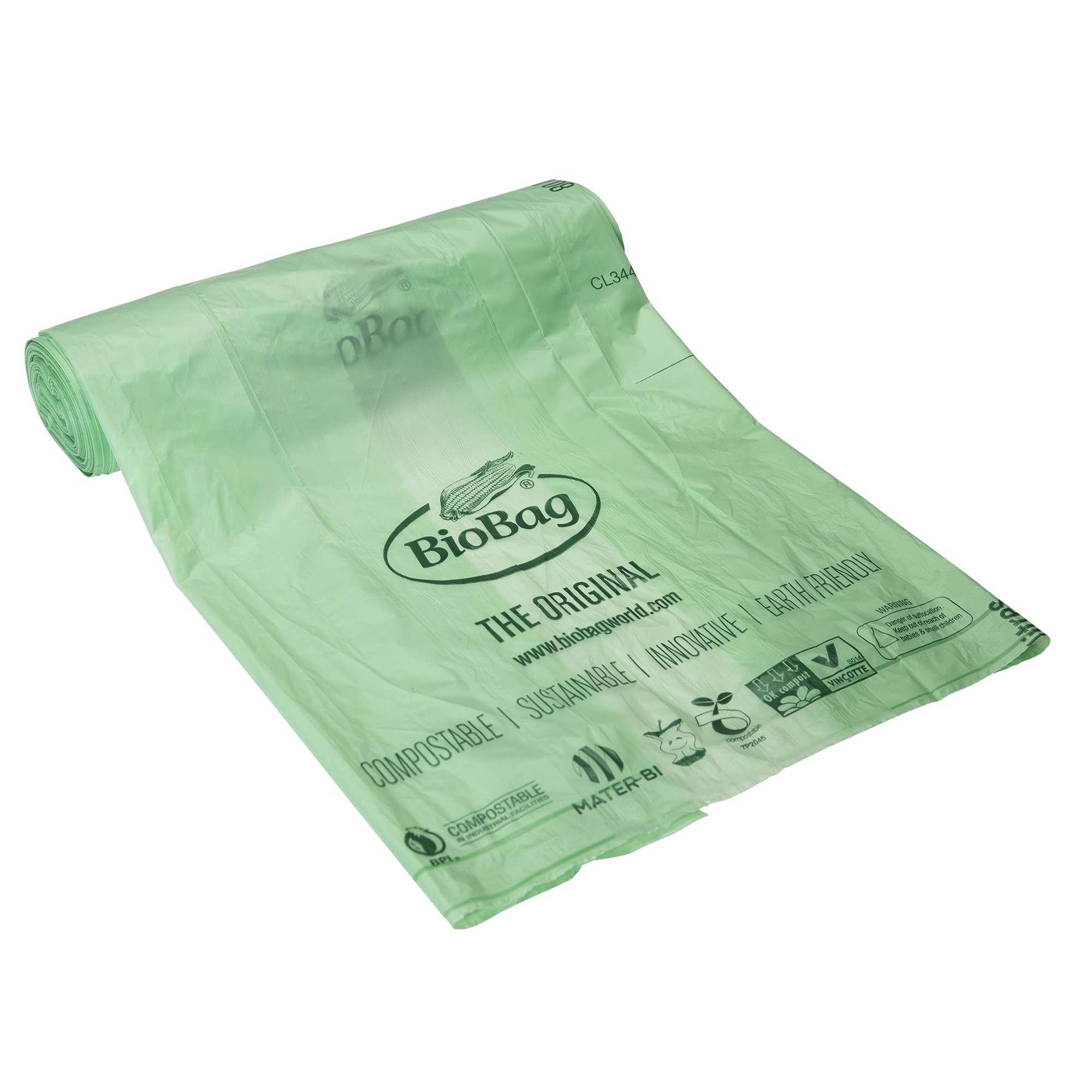 Avfallspose biobag 80l 12x20stk