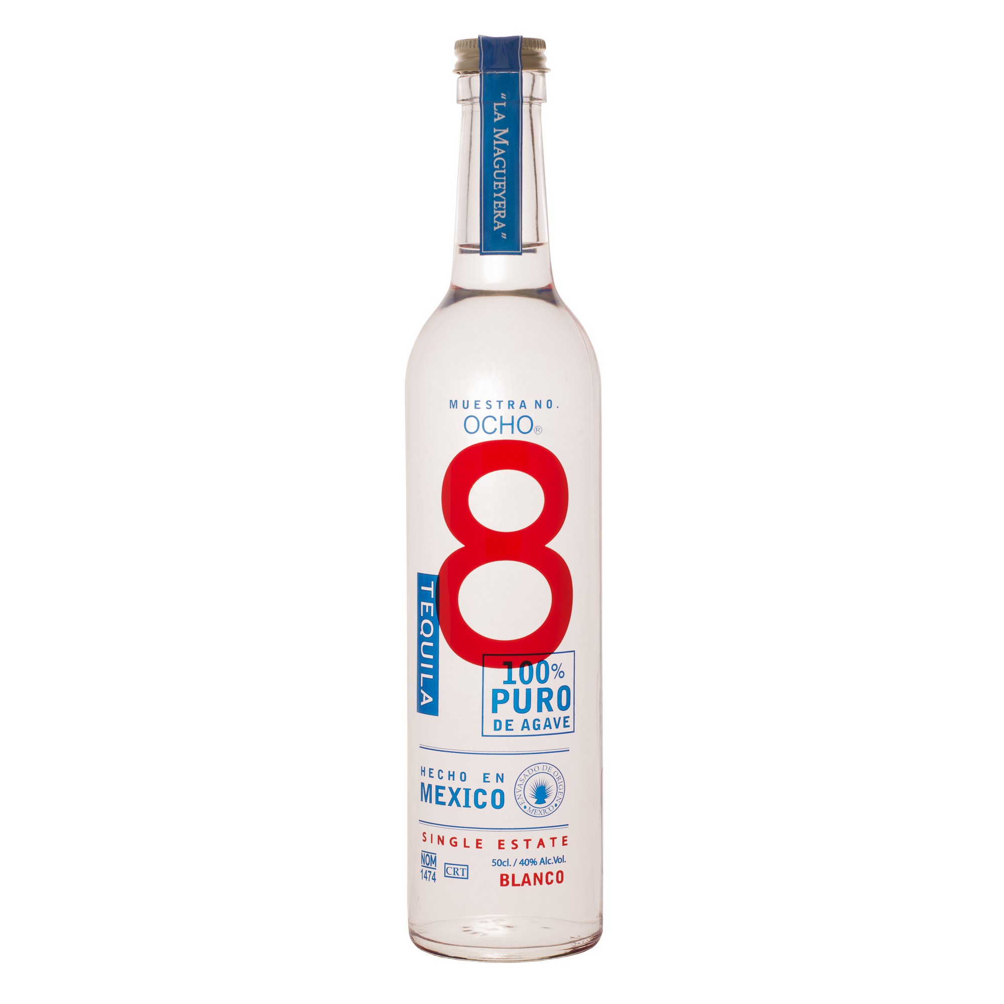 Ocho plata   40%   50cl