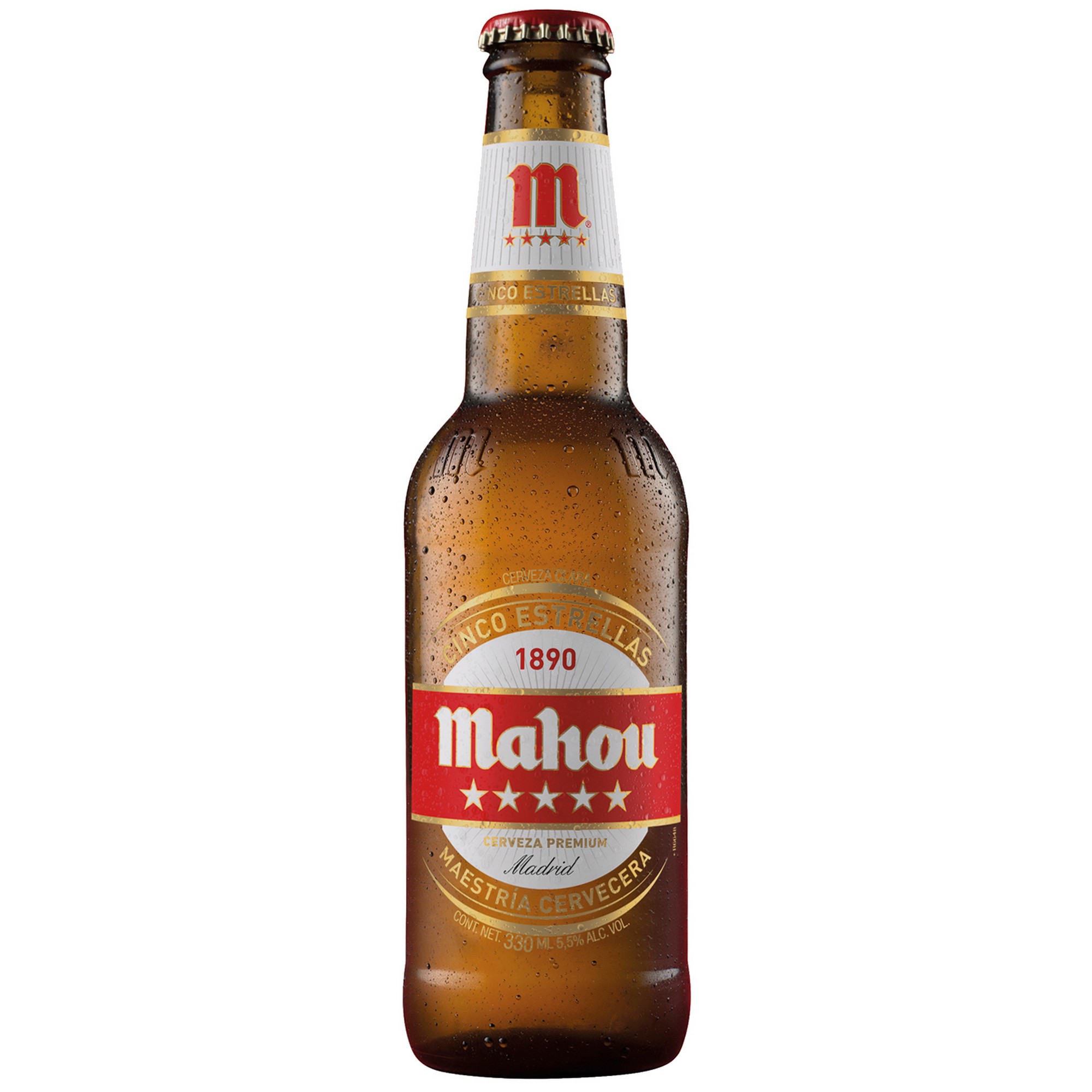 Mahou cinco estrellas 5,5% 24x33cl