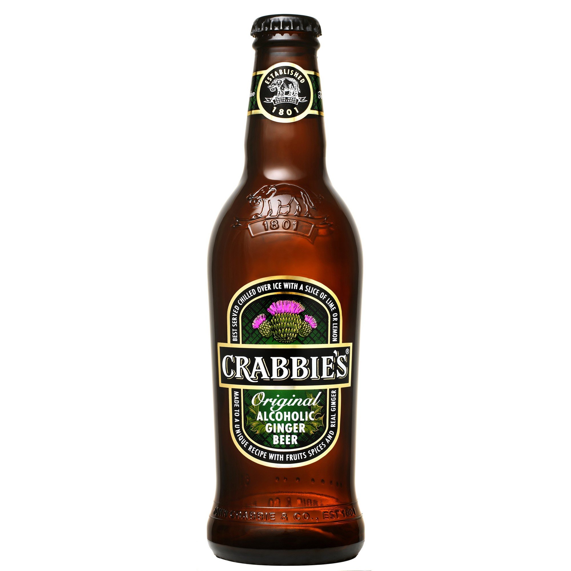Crabbies ginger beer  4%  12x33cl