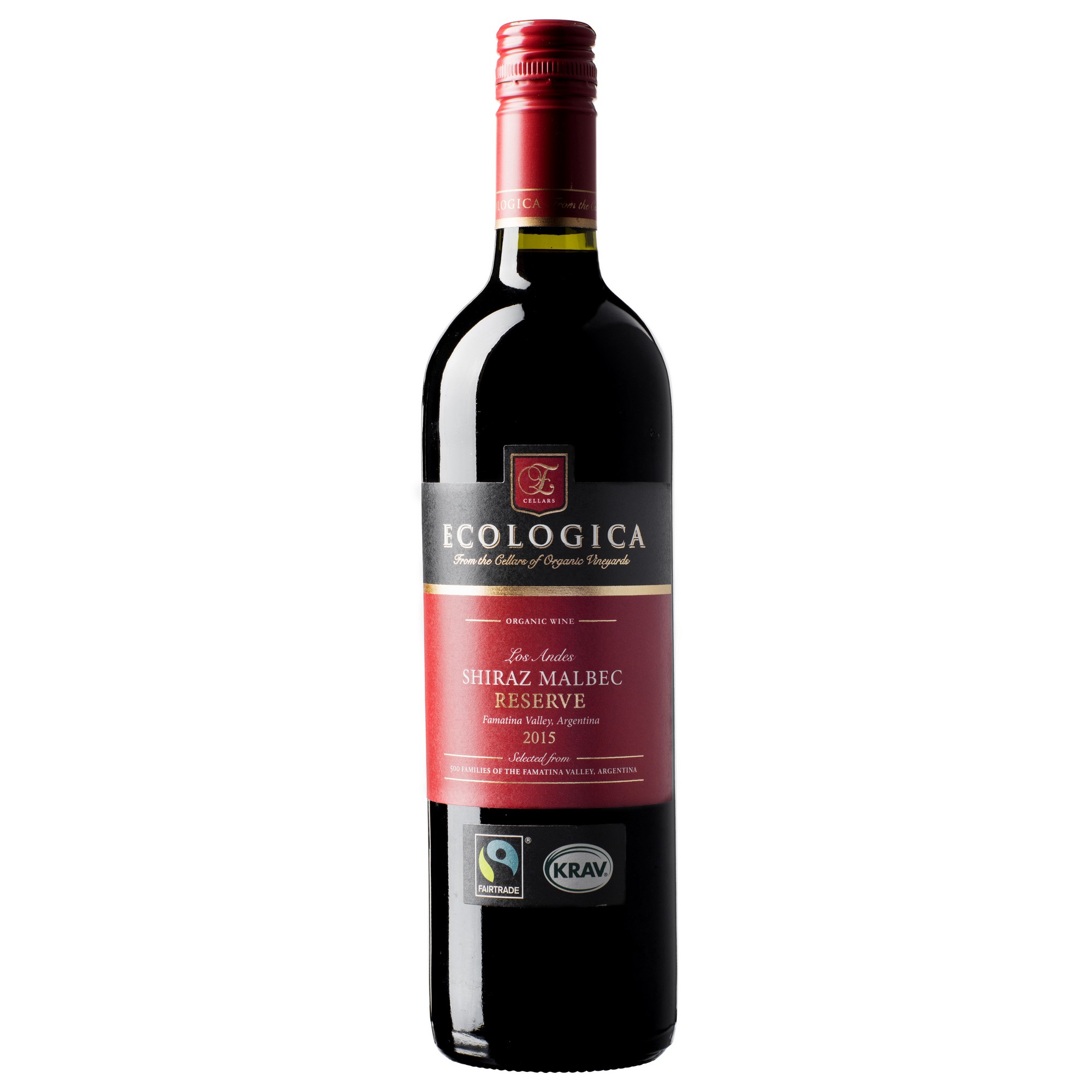 La riojana ecologica shiraz malbec fairtrade 12,5% 75cl