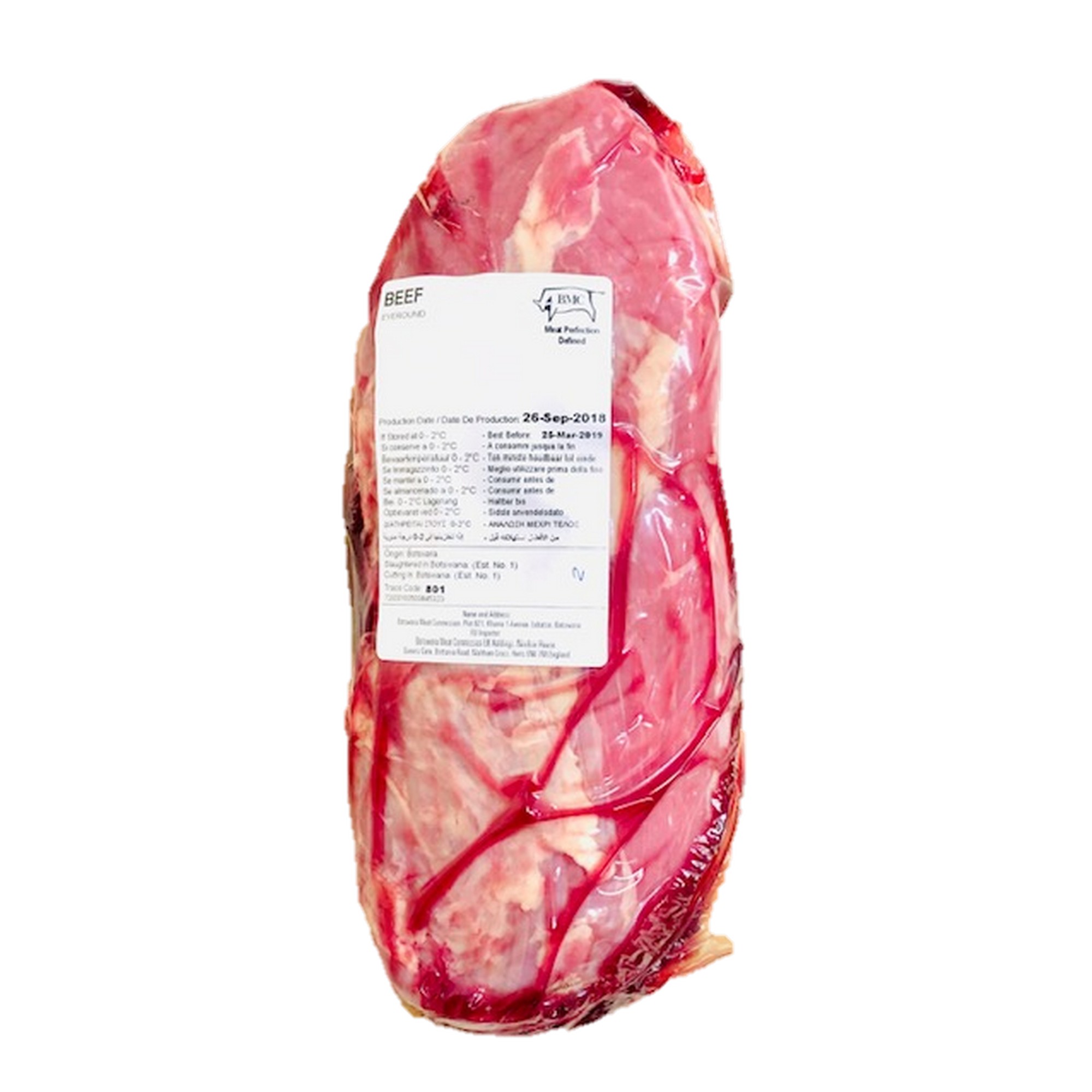 Storfe lårtunge kjøl  ca22kg  kg
