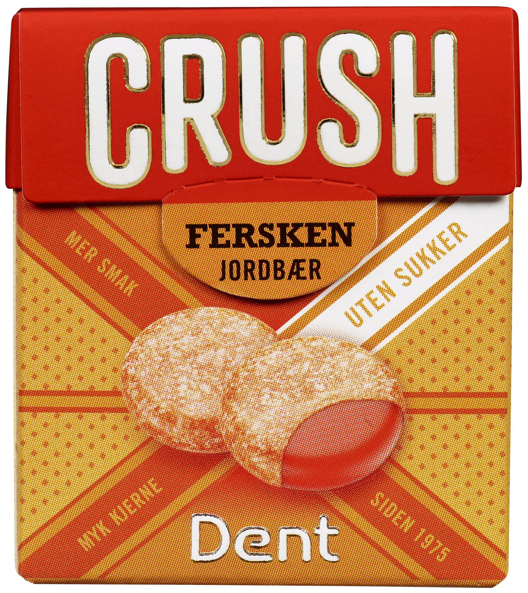 Dent crush fersken 25g