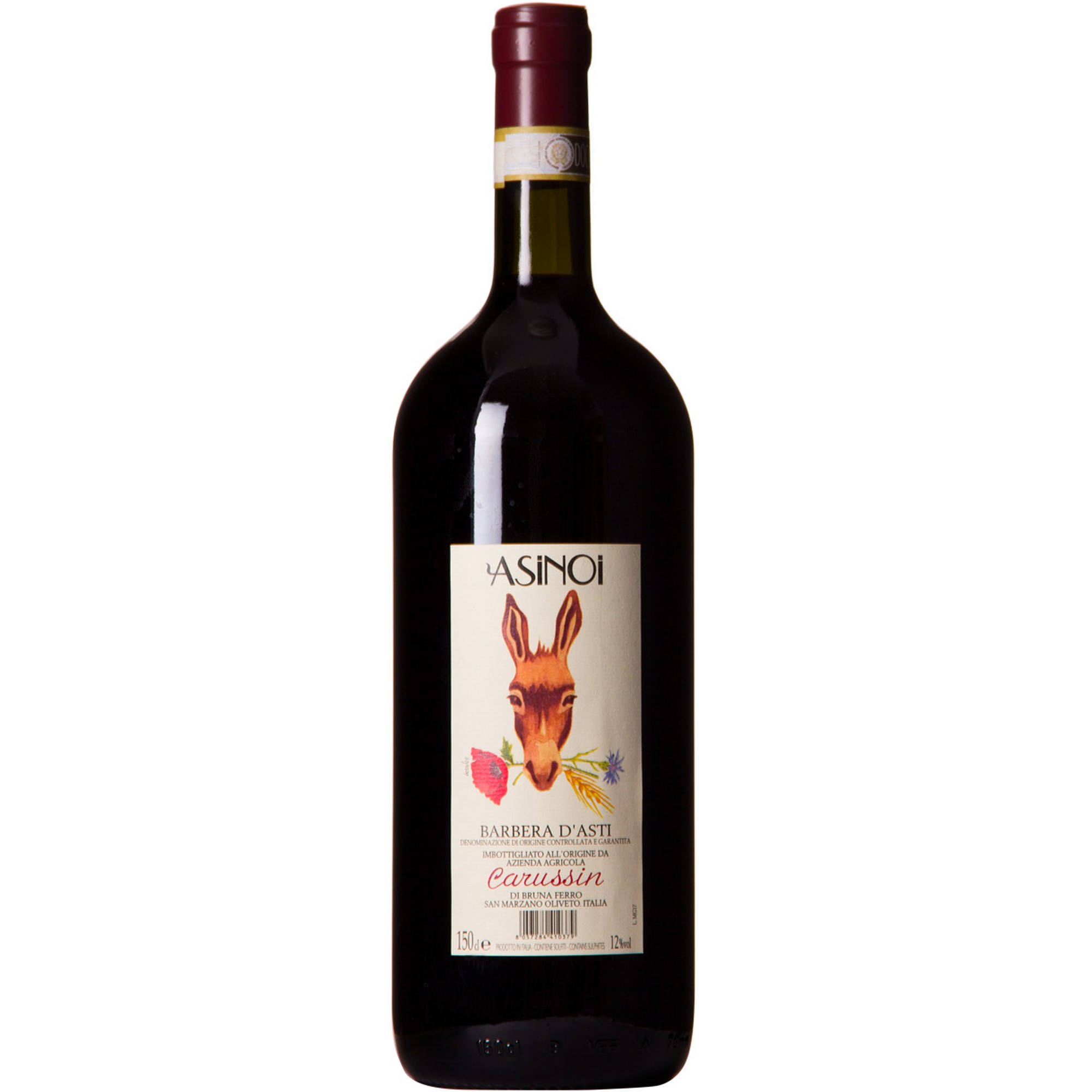 Carussin asinoi barbera d asti   12%   1,5l