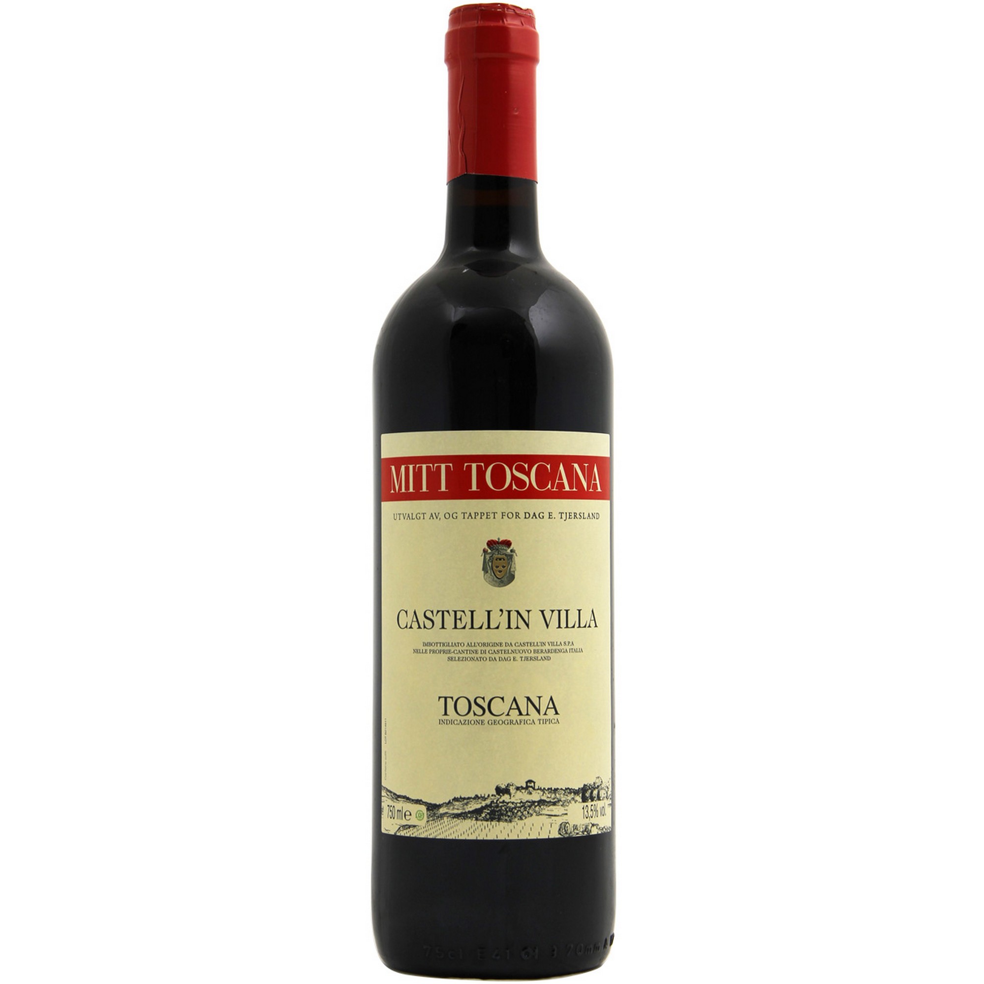 Castell in villa mitt toscana 14% 75cl