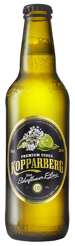 Kopparberg elderflower cider 4% 24x33cl