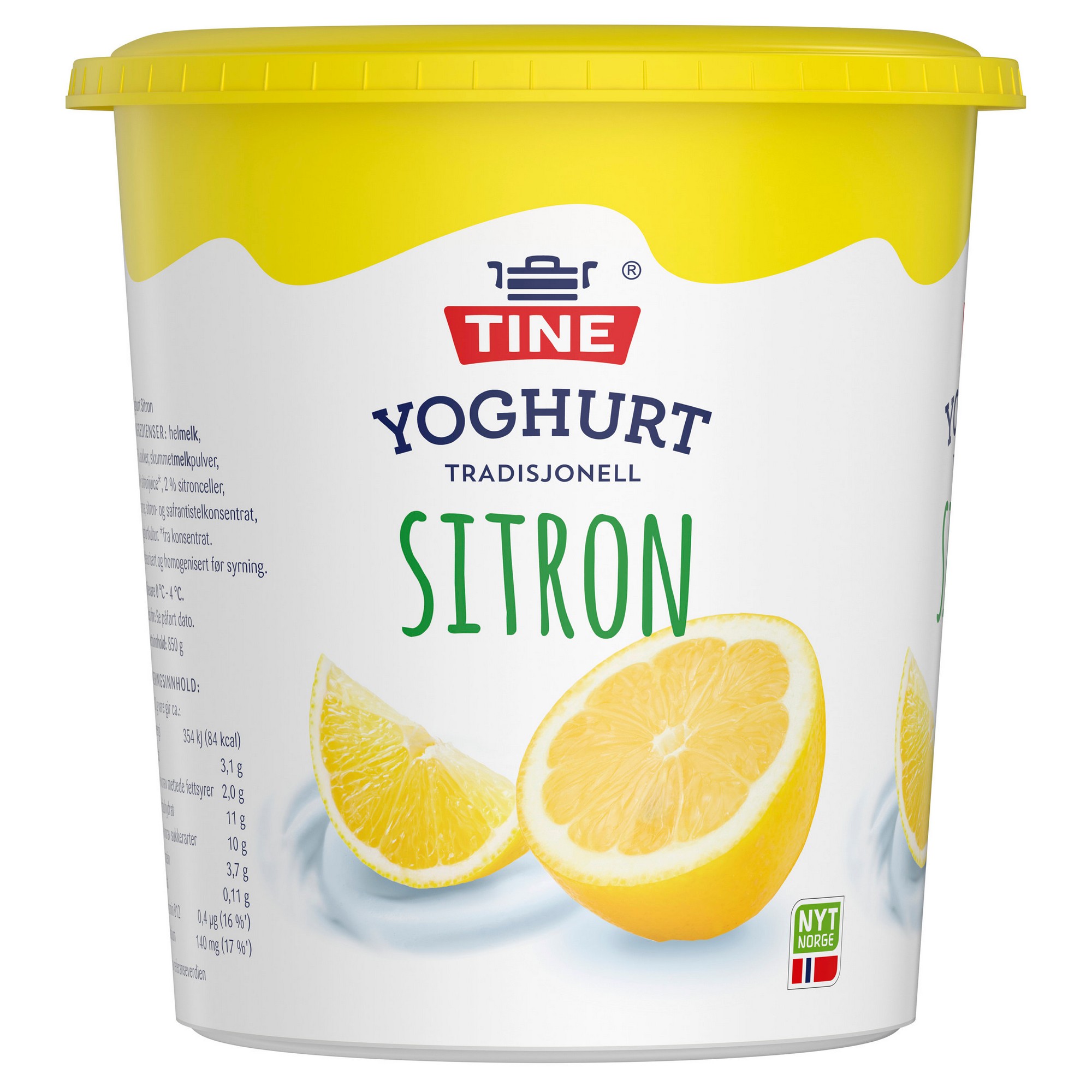 Yoghurt sitron 850g