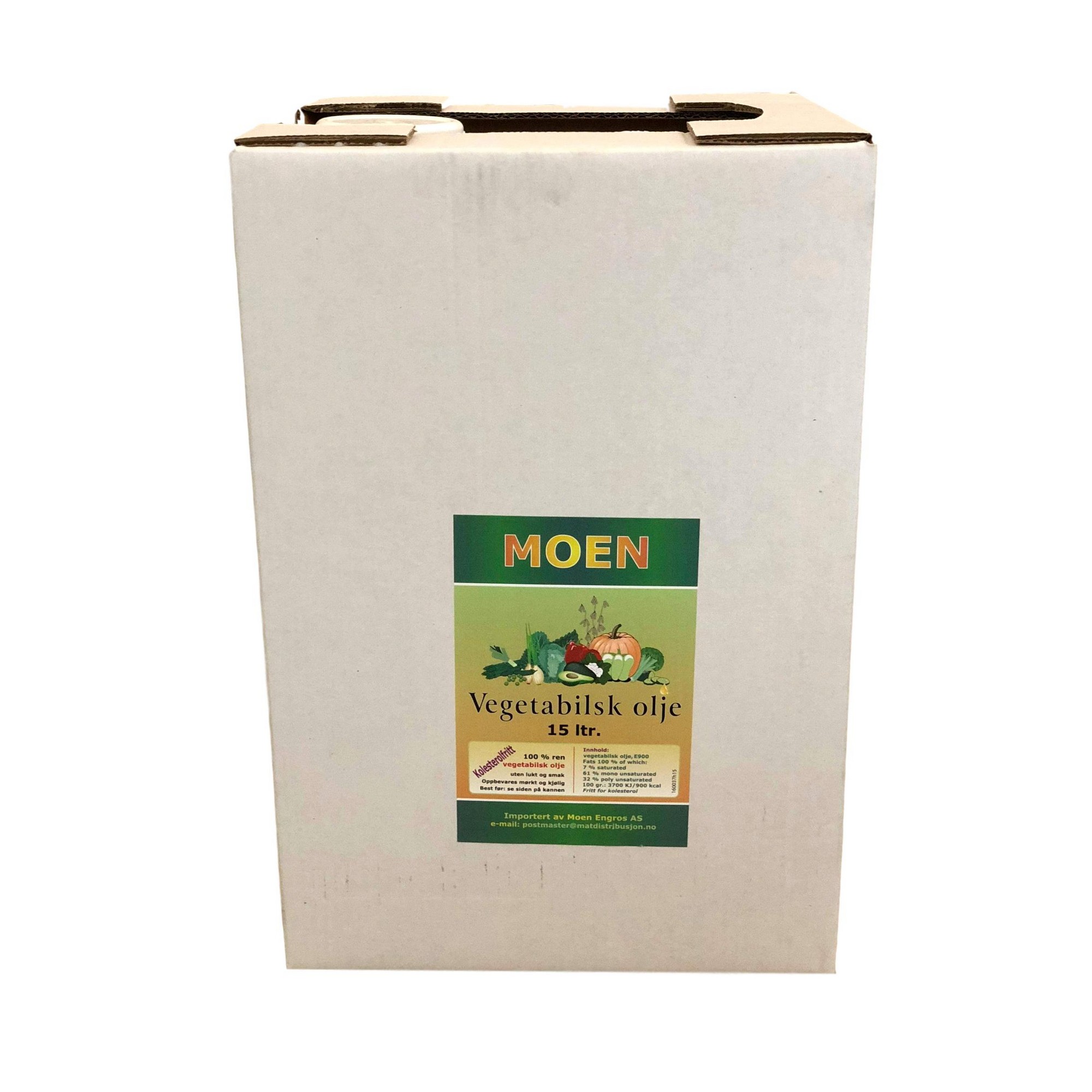 Vegetabilsk olje bib 15l