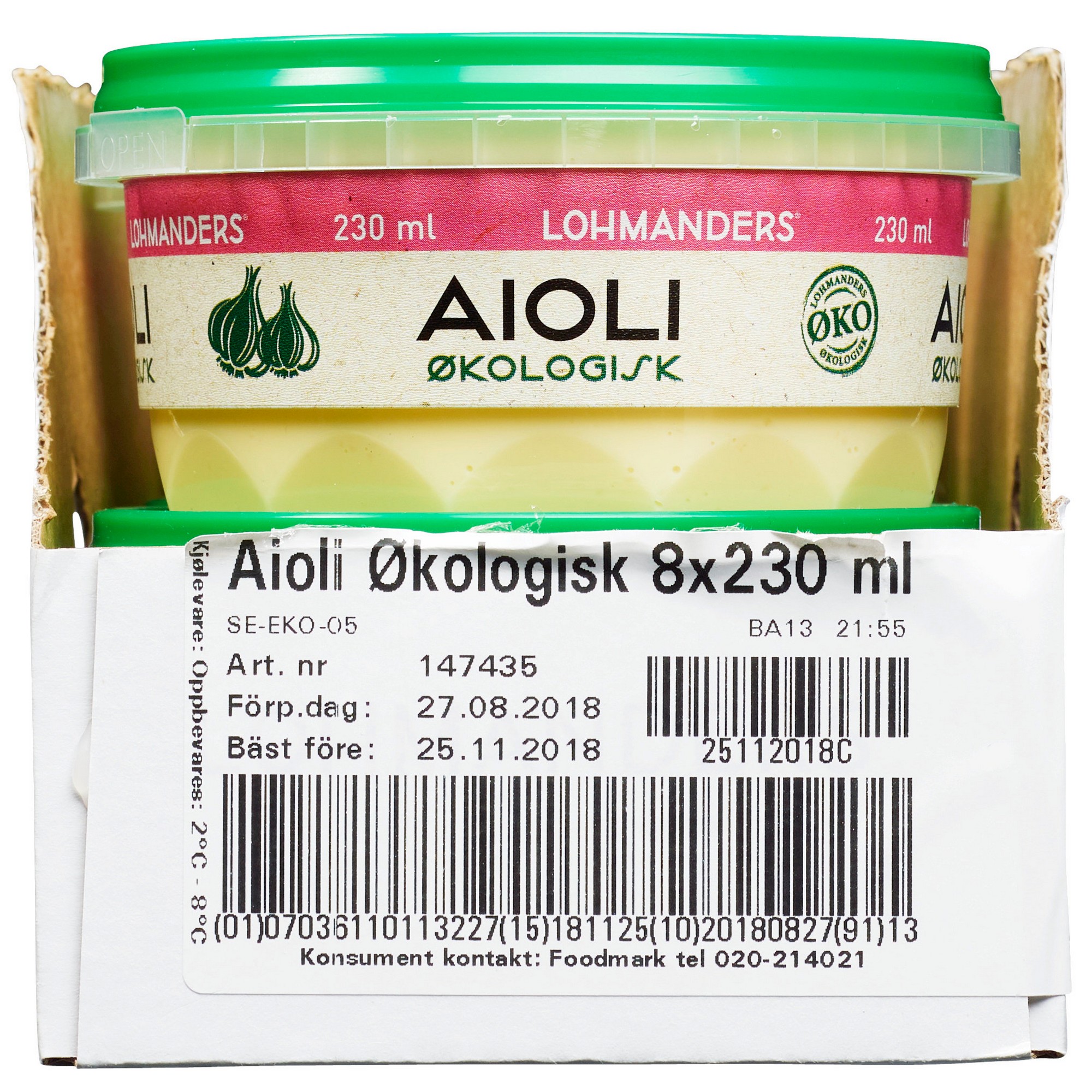 Aioli økol. 230ml
