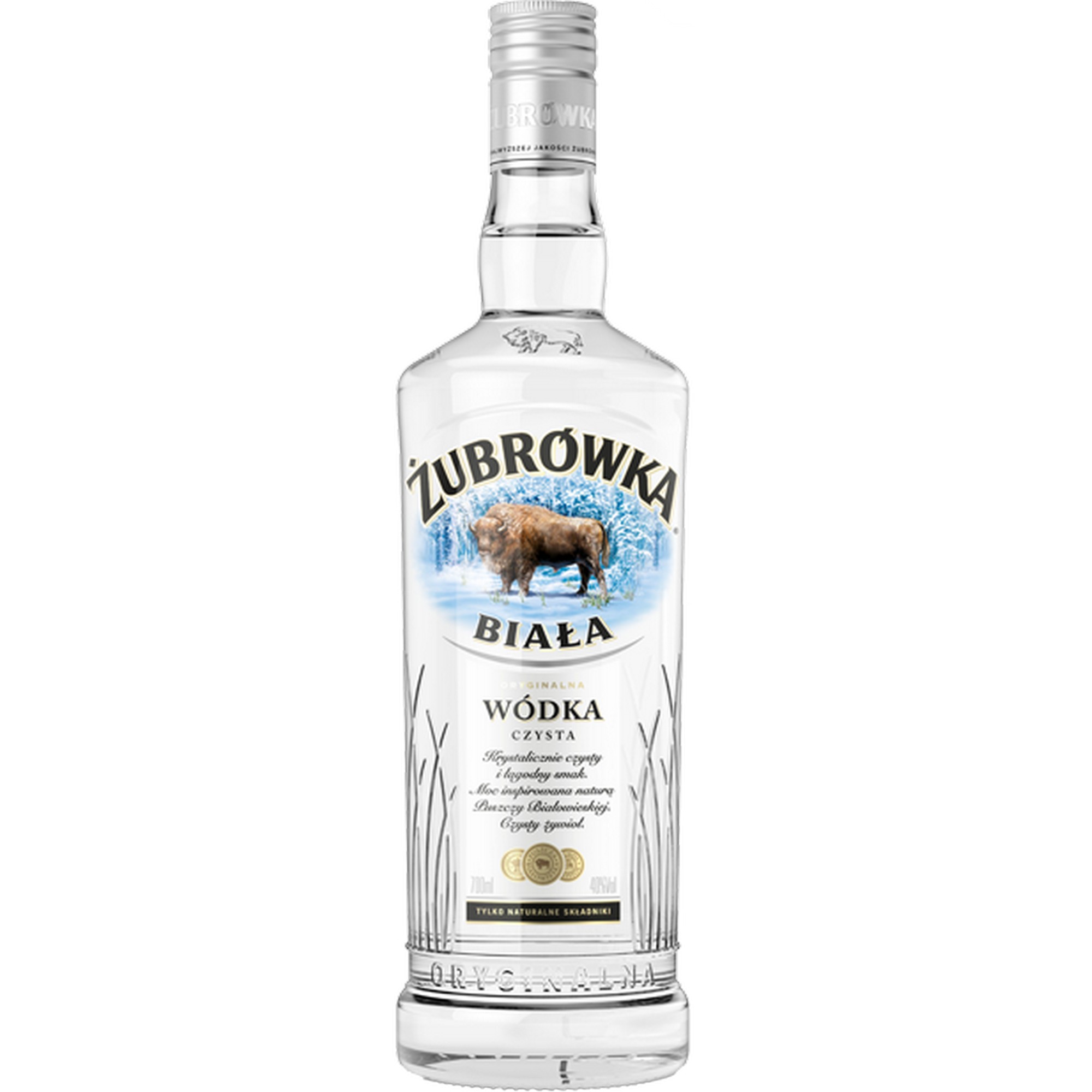 Zubrowka biala vodka 37,5% 70cl