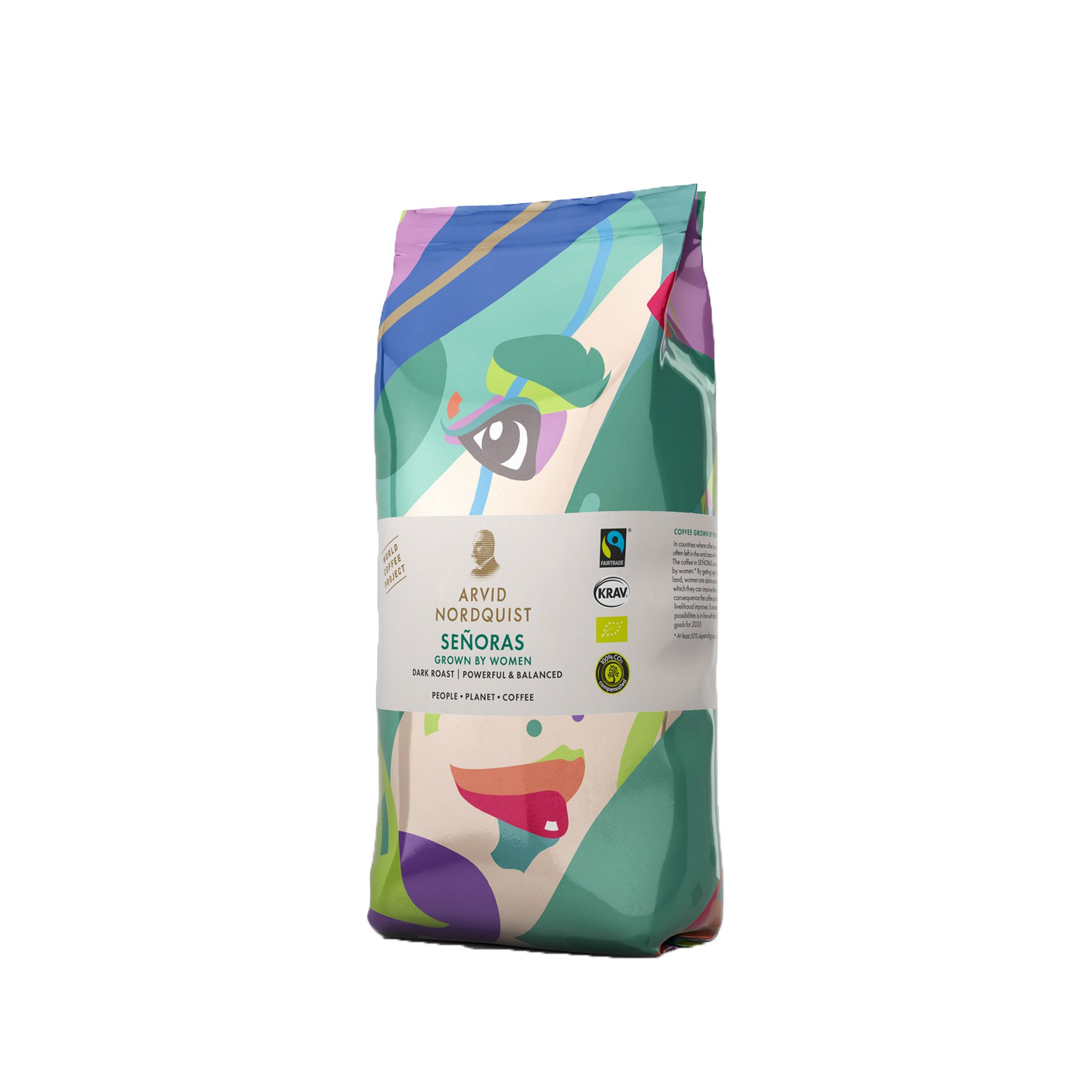 Señoras hele bønner fairtrade  økol.  750g