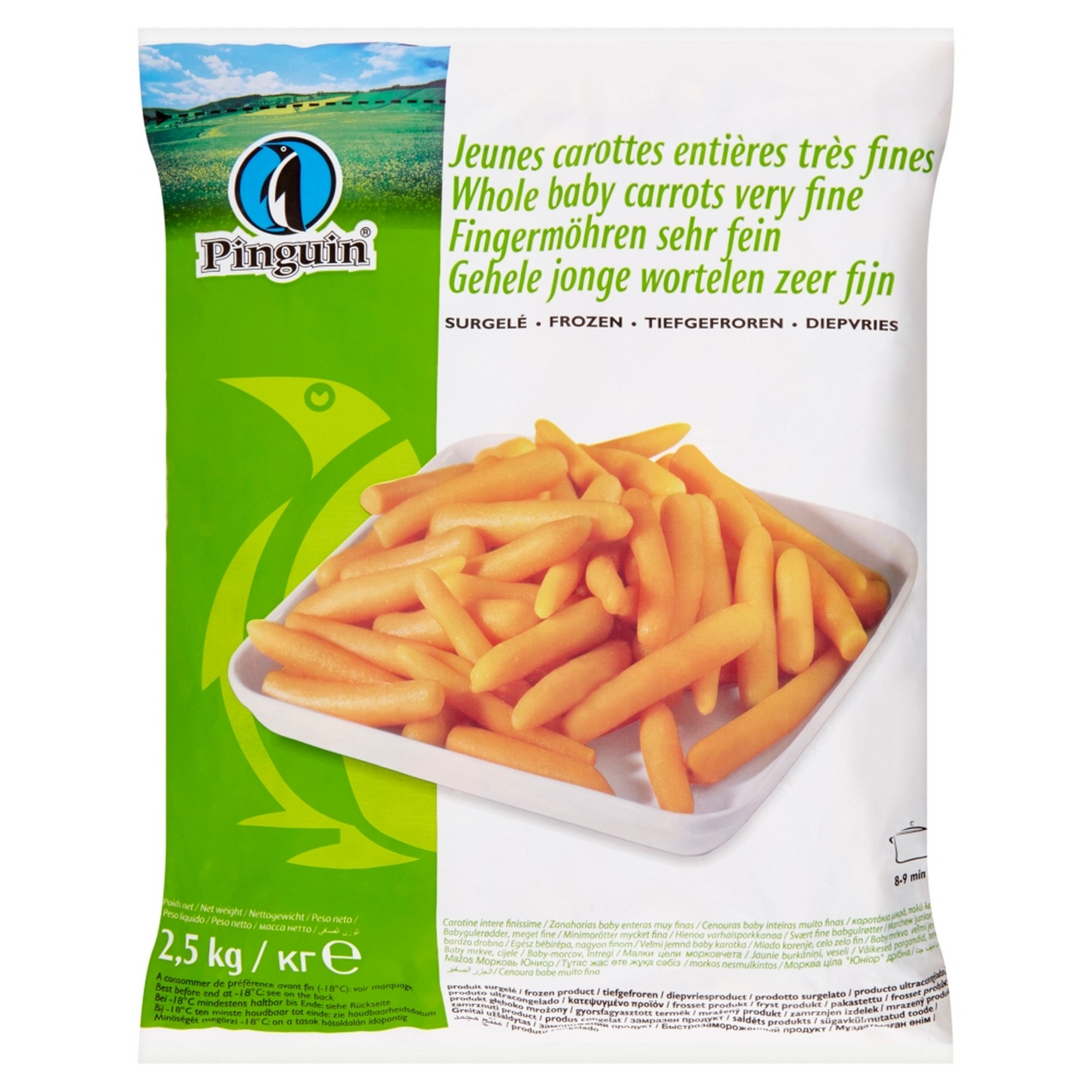 Babygulrøtter 4x2,5kg t kg