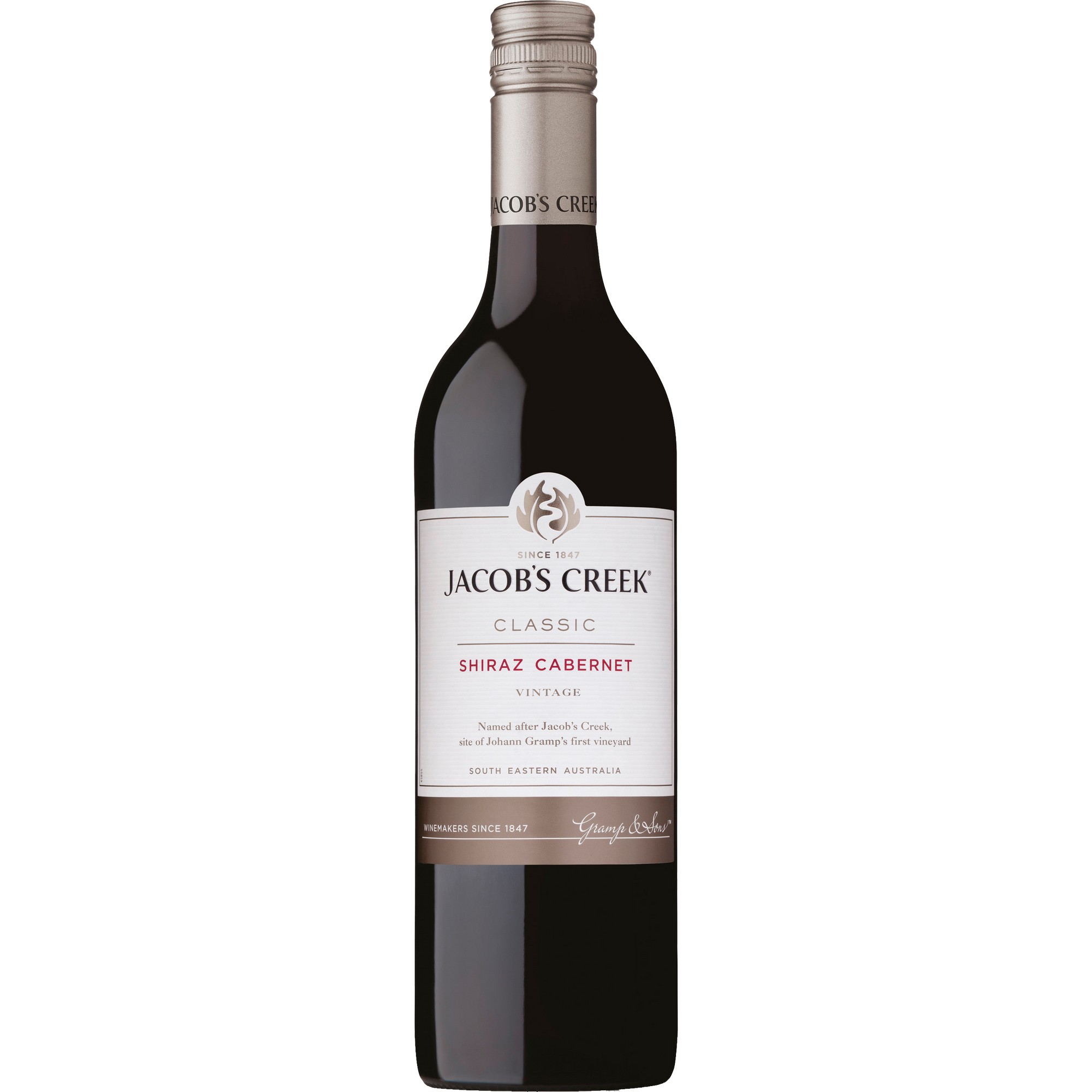 Jacobs creek shiraz cabernet 13,1% 18,75cl