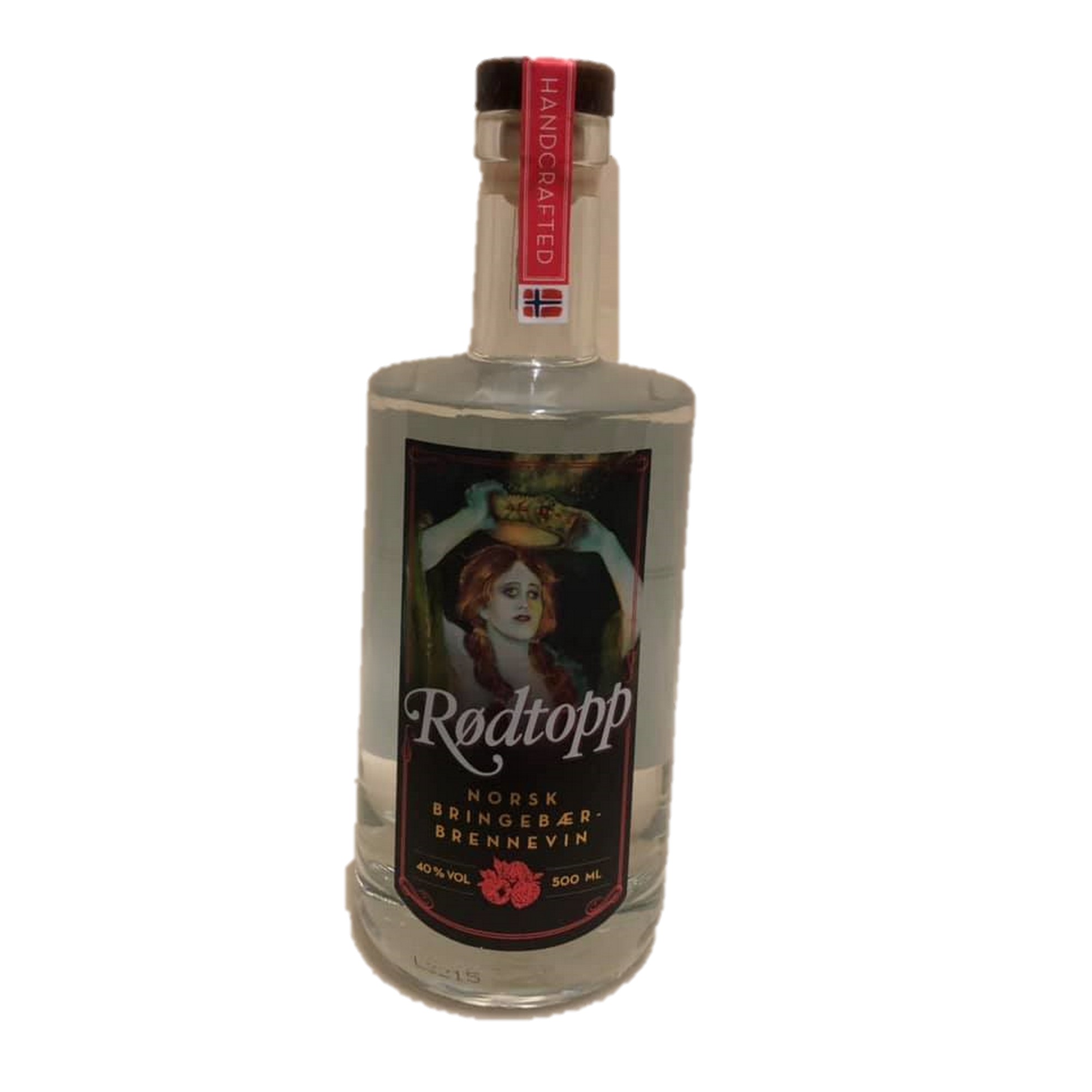 Rødtopp norsk bringebærbrennevin   40%   50cl