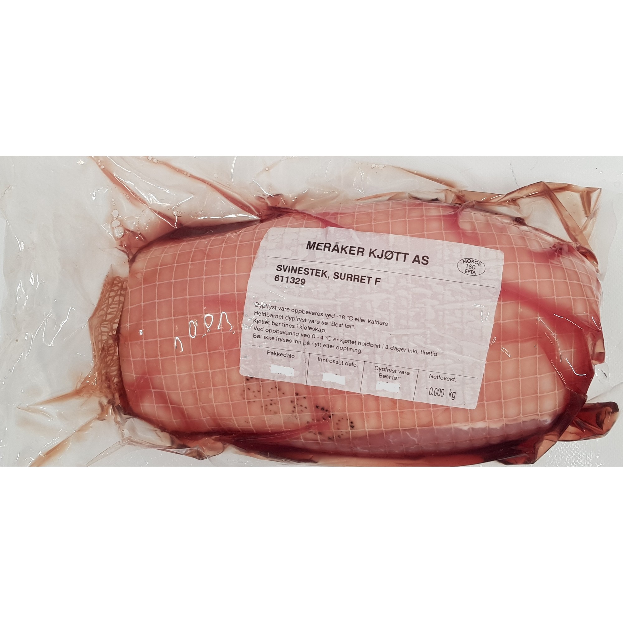 Svinestek surret 1,5kg kg