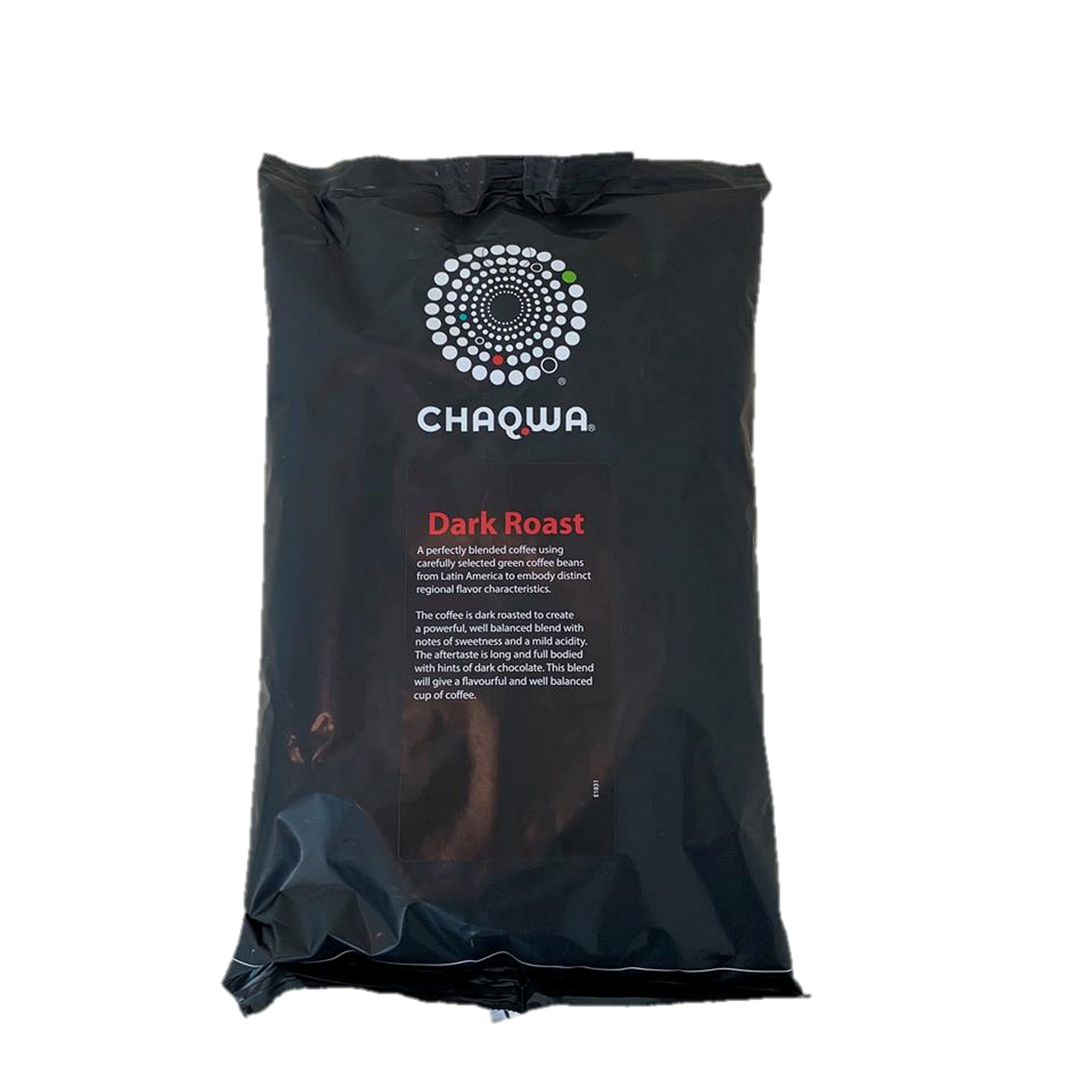 Chaqwa dark roast hele bønner 6x1kg