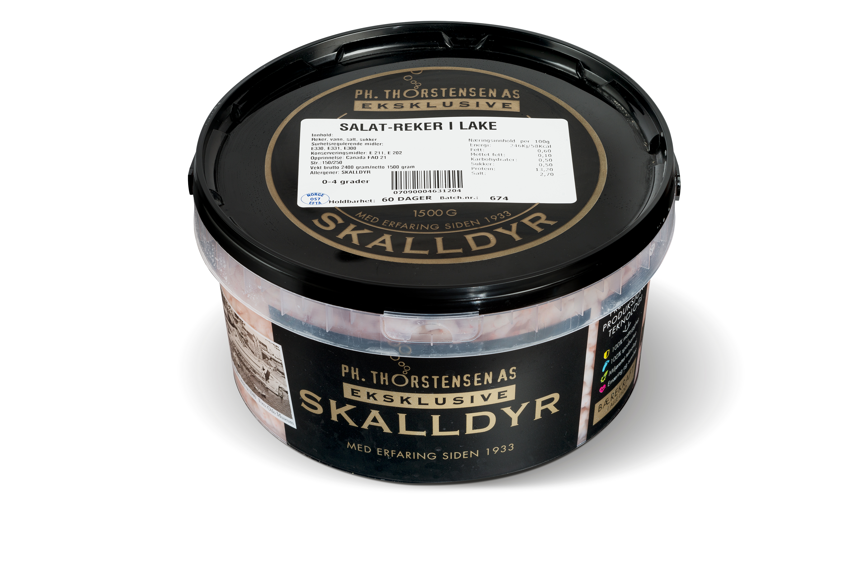 Salat reker 1,5kg