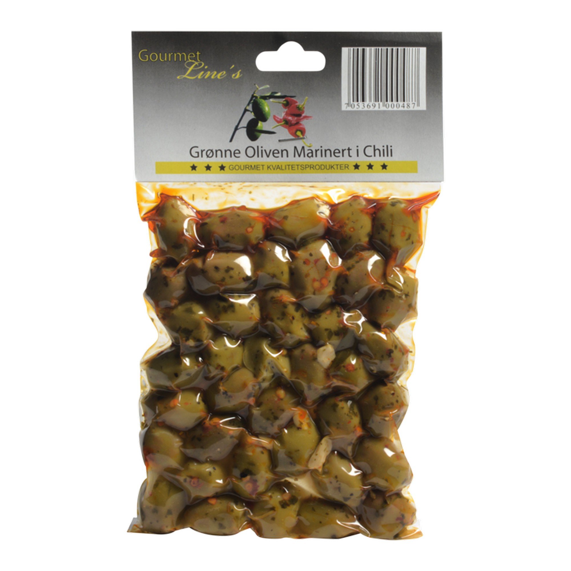 Oliven grønne chilimar  250g