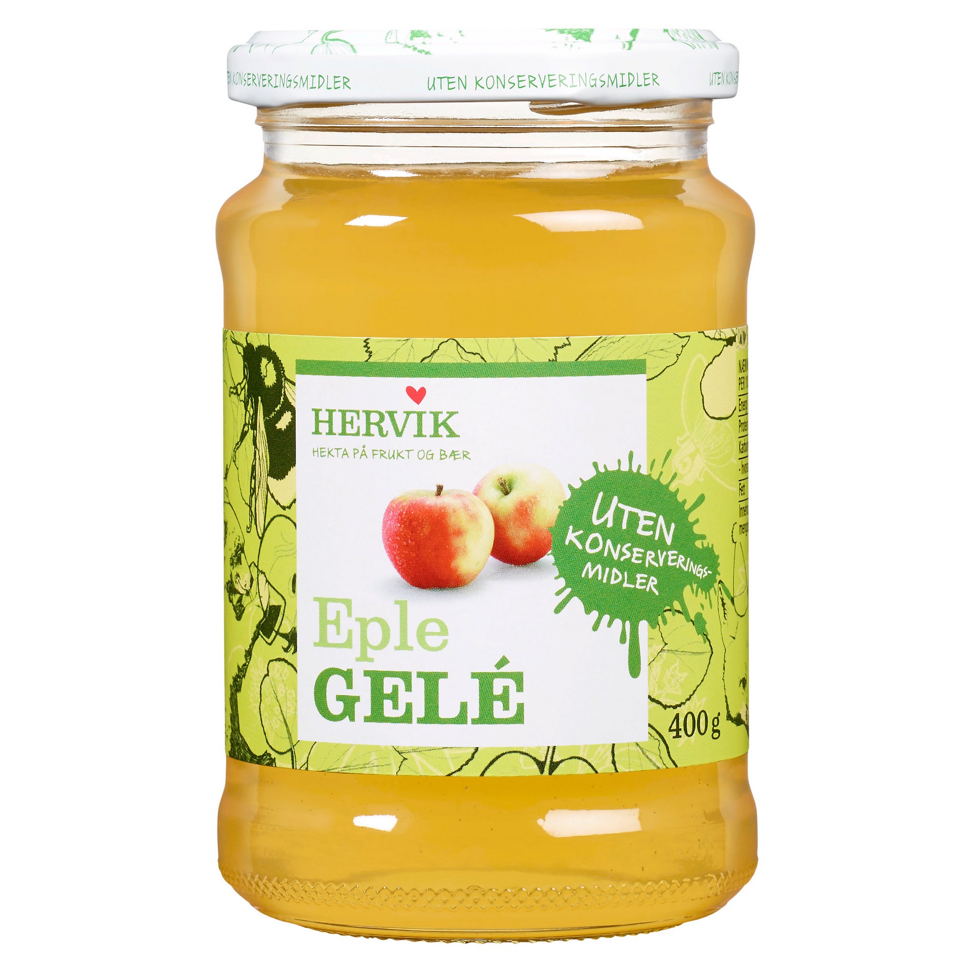 Eplegele 400g