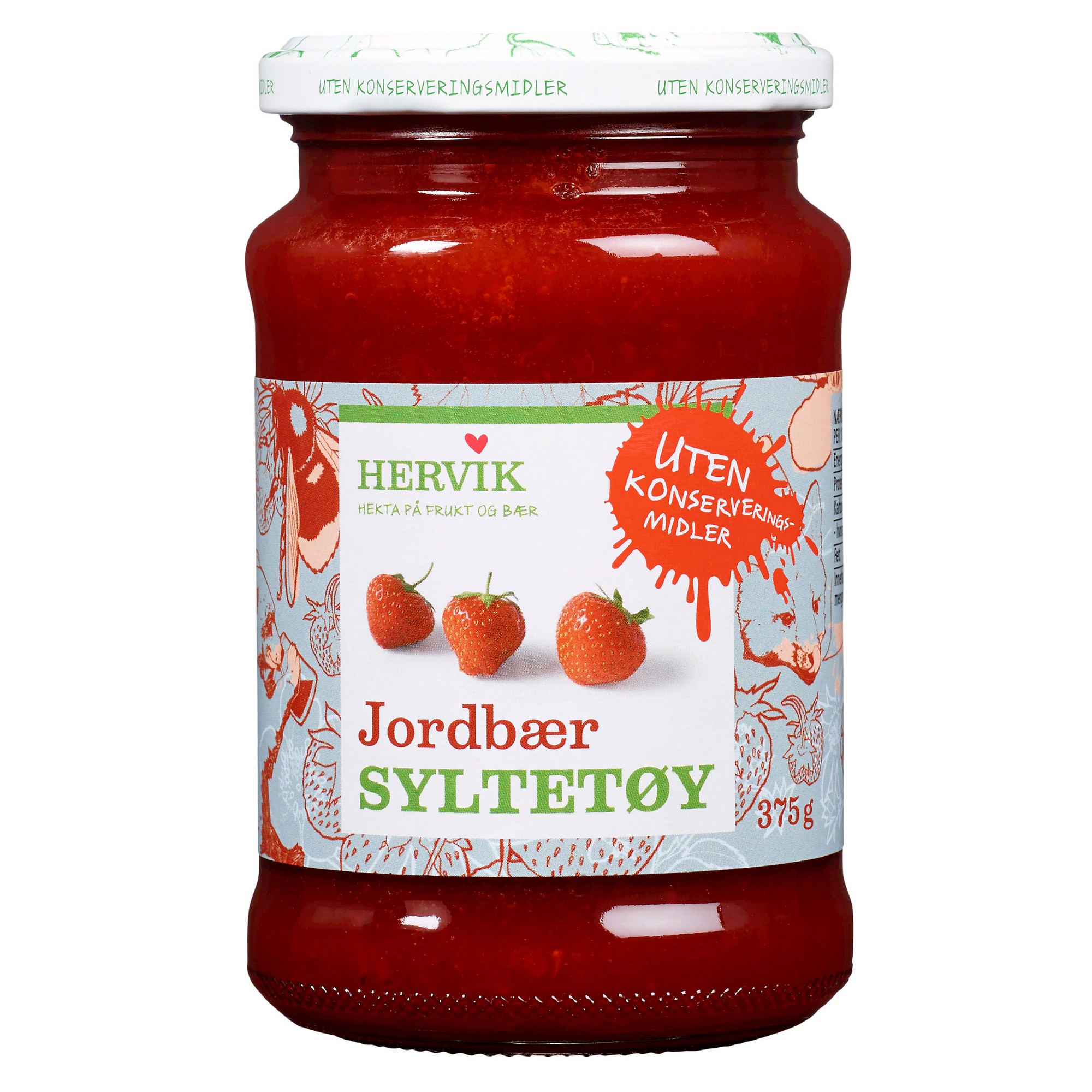 Jordbærsyltetøy 375g