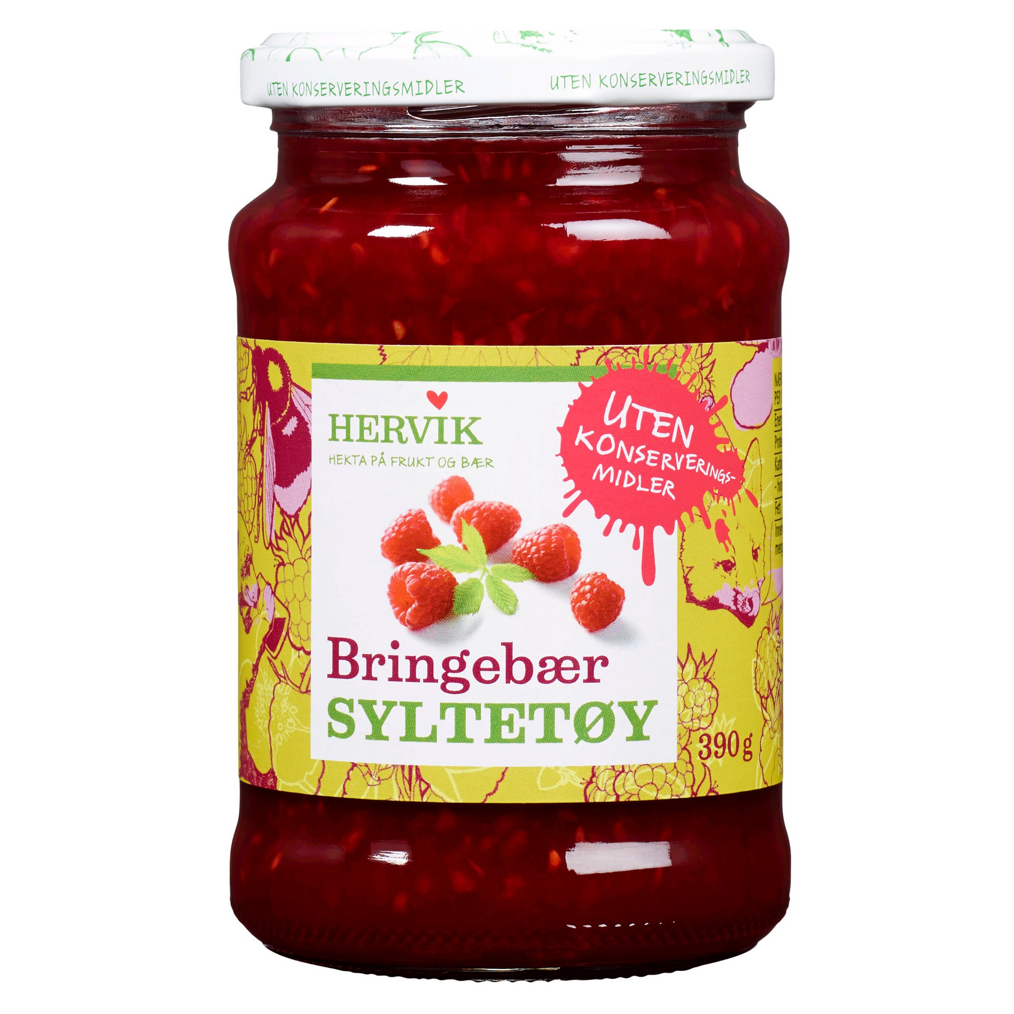 Bringebærsyltetøy 390g