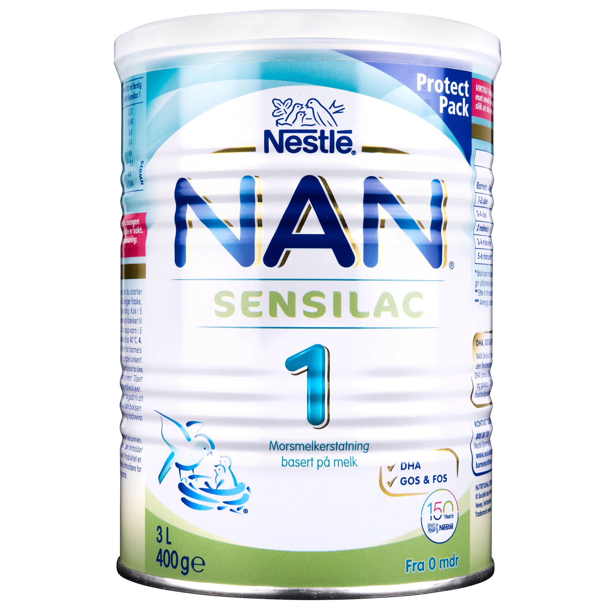 Nan sensilac 1 fra 0m 400g