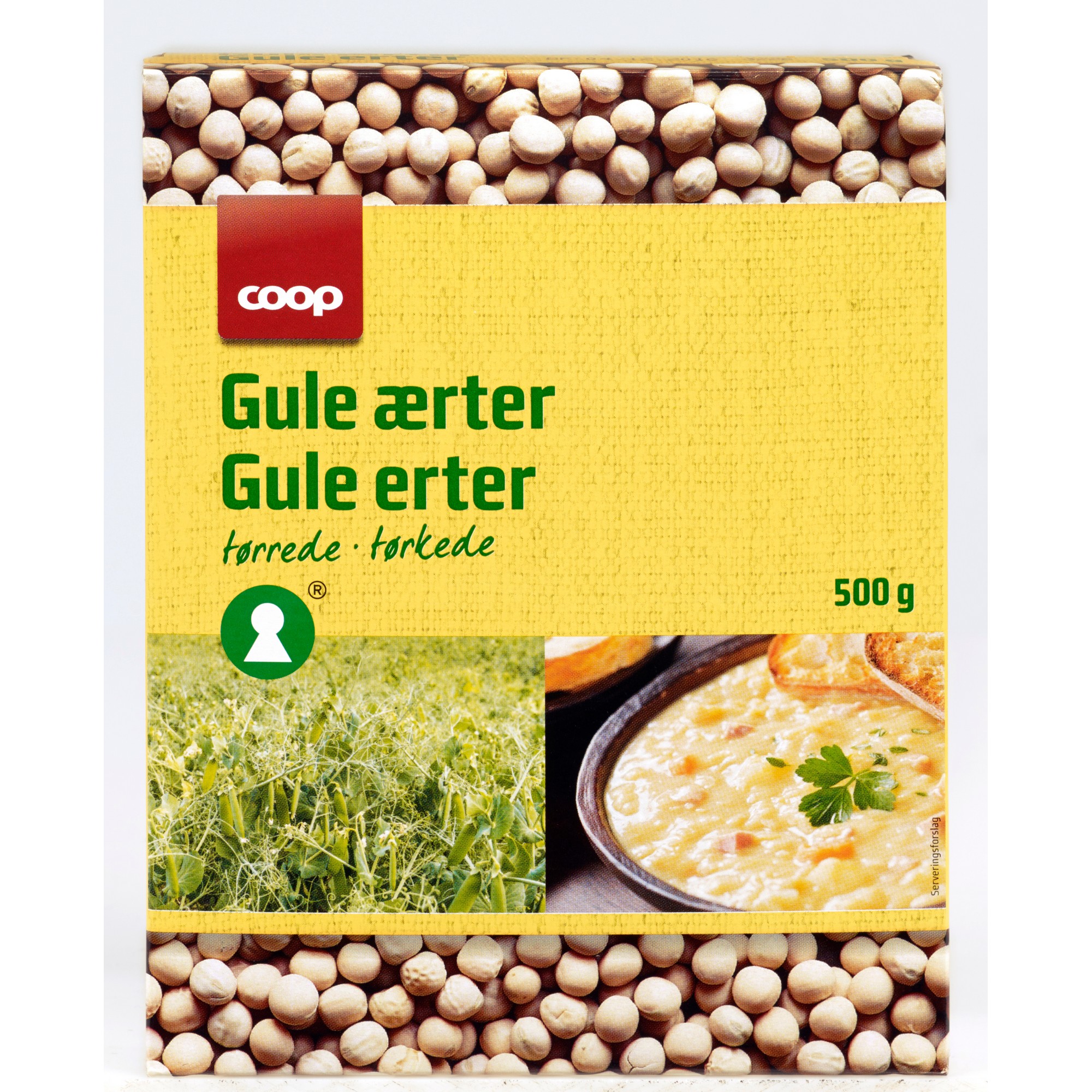 Coop erter gule 500g