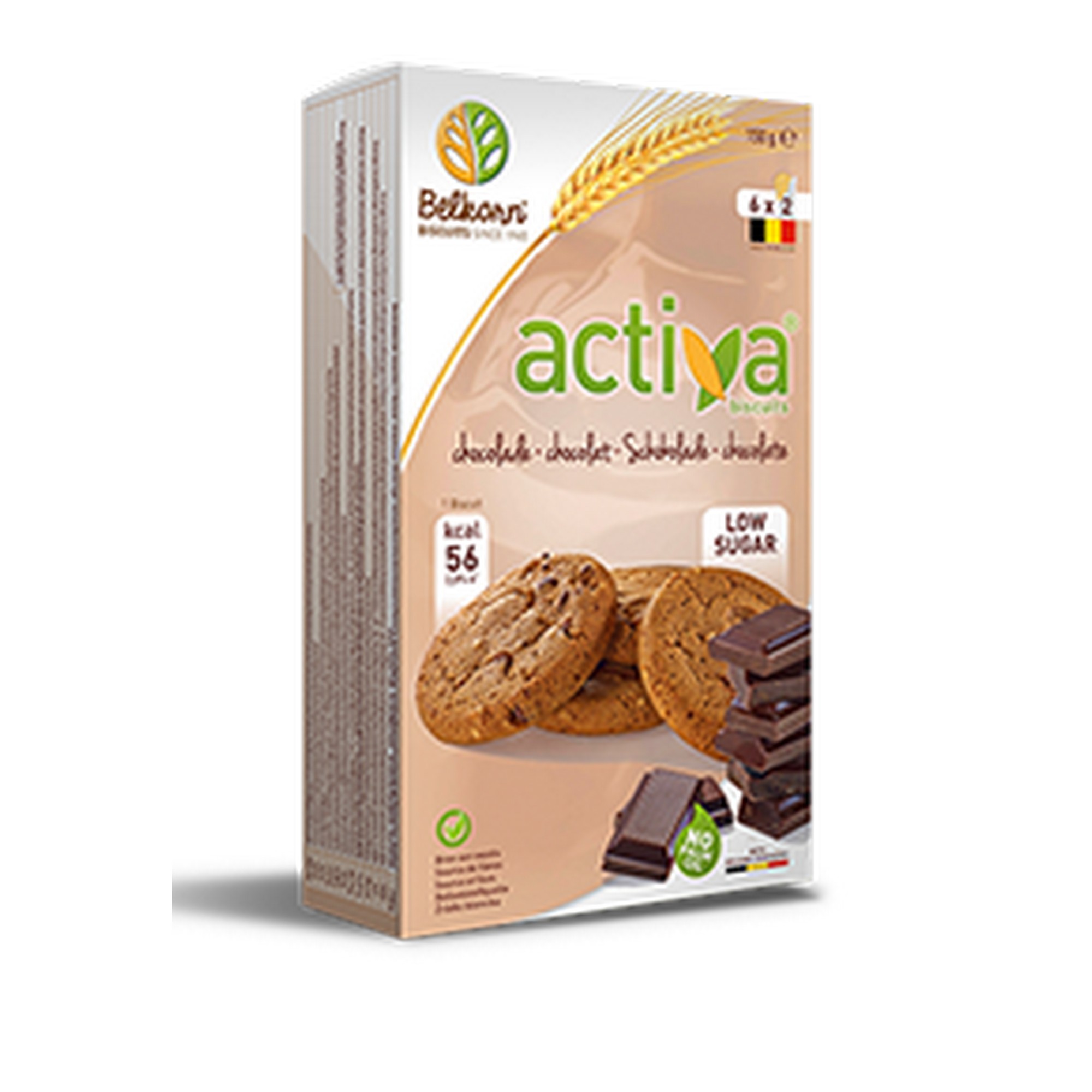 Activa sjokoladekjeks sukkerfri   150g