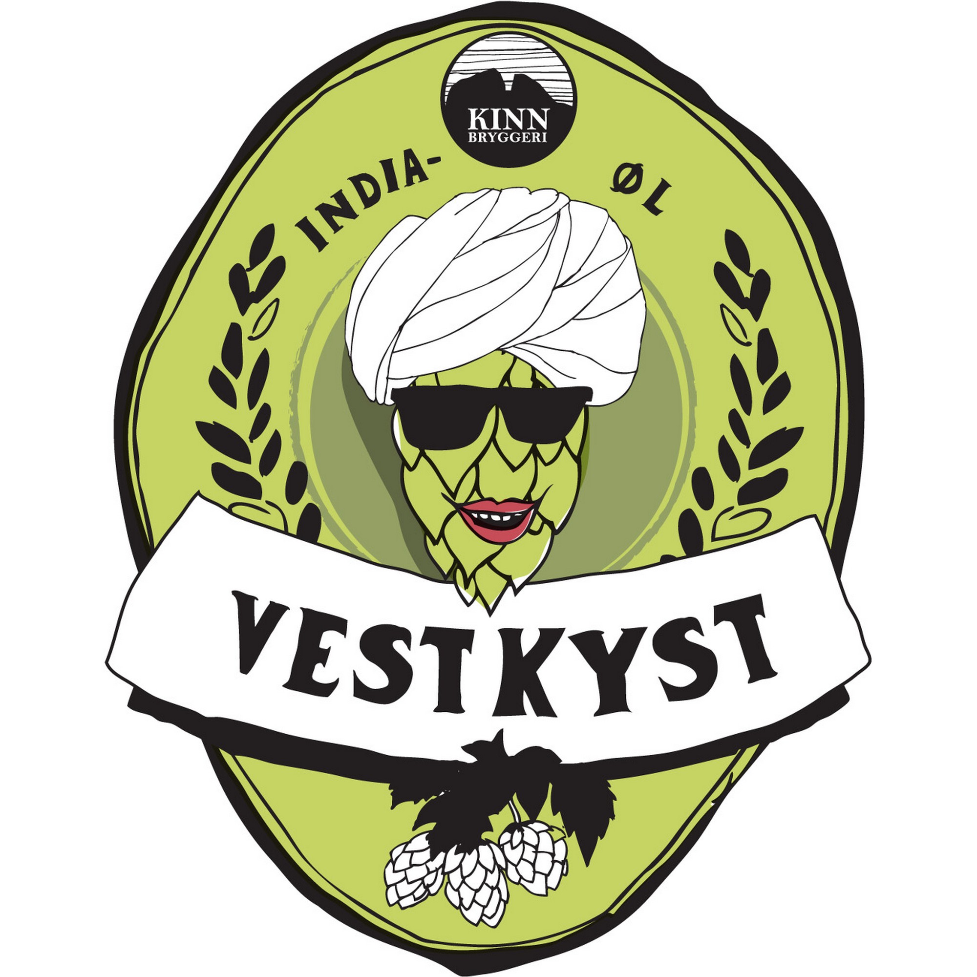 Kinn vestkyst keykeg 7% 20l
