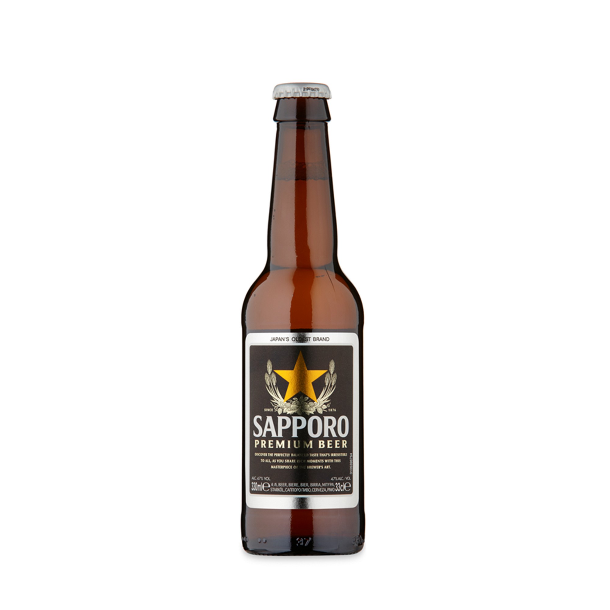 Sapporo premium beer 4,7% 24x33cl