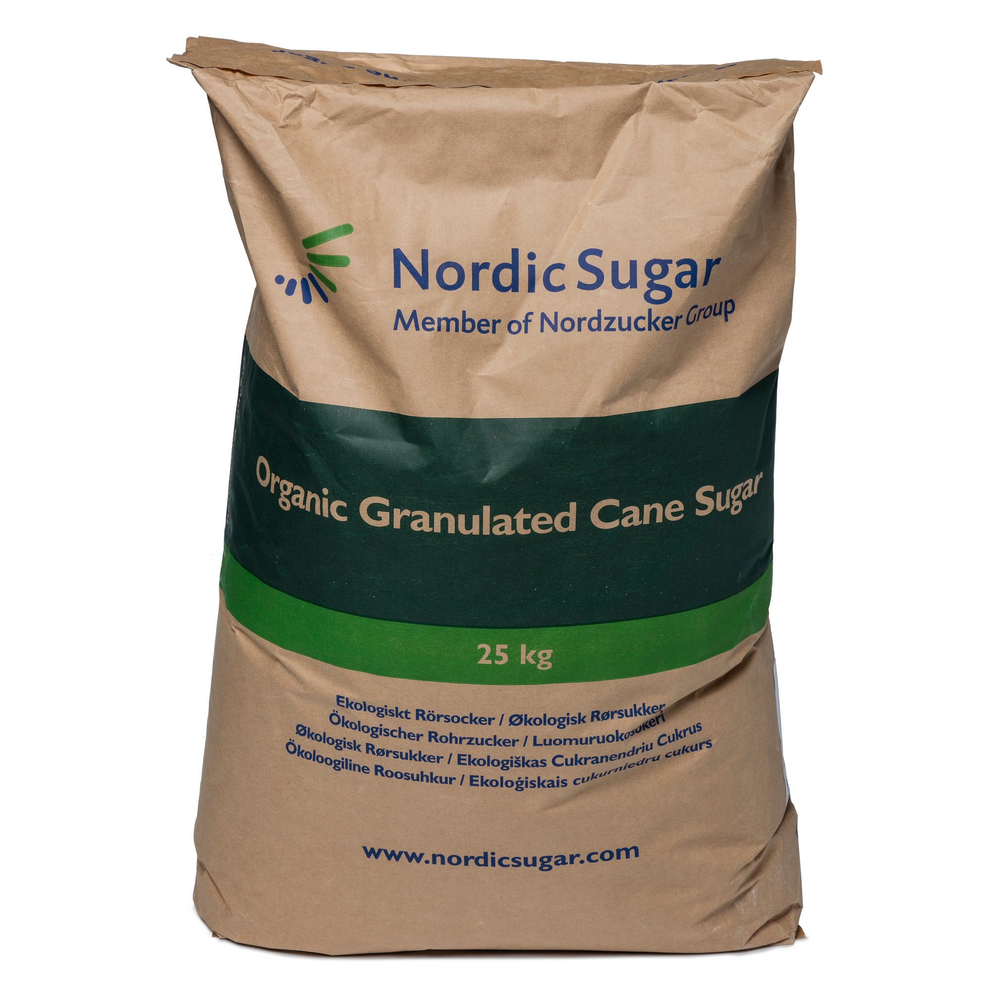 Sukker økol. 25 kg