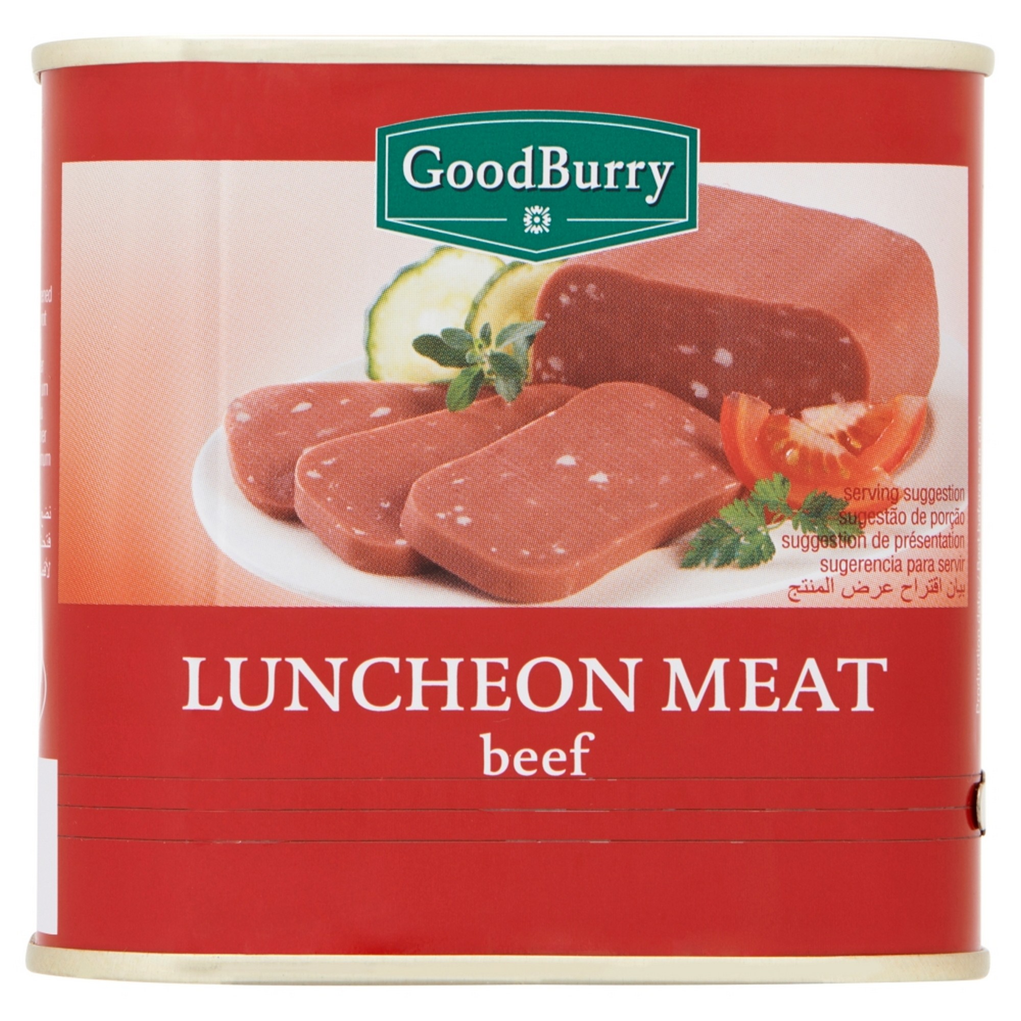 Pork luncheon meat goodburry   t  340g