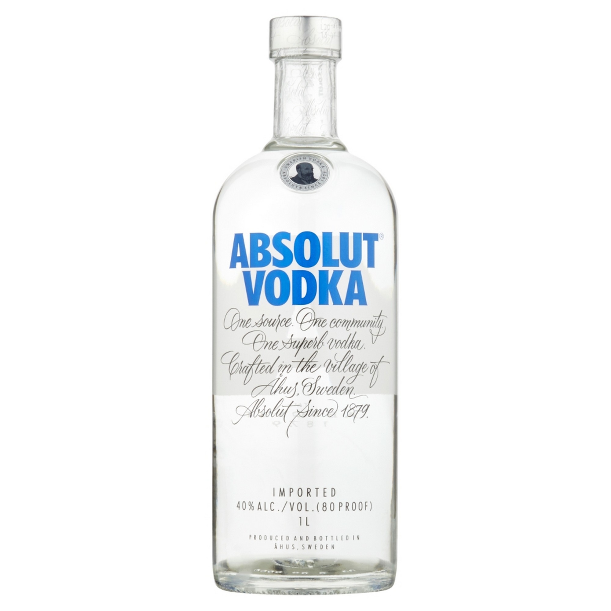 Absolut vodka blue 40%   t  100cl
