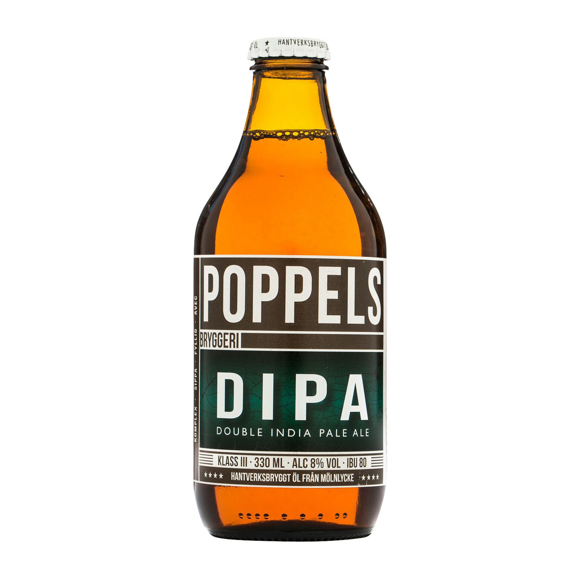 Poppels double indian pale ale 8% 24x33cl